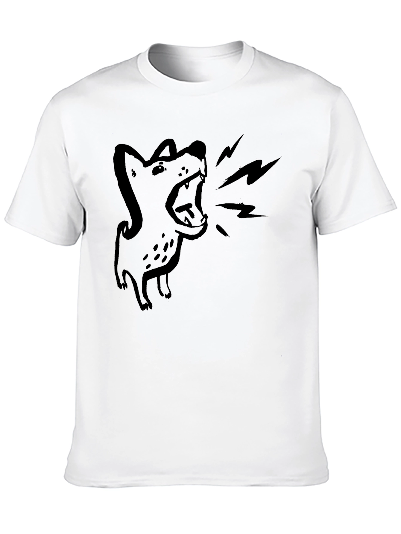 Barking Dog Graphic Tee - Men's Black T-Shirt - 10