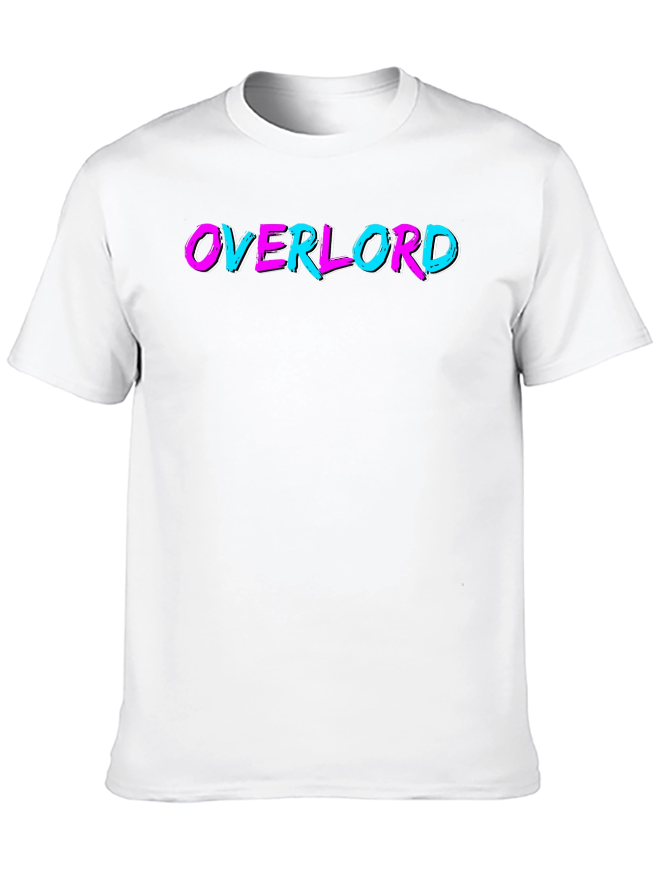 Black Overlord Graphic Tee - Black Cotton T-Shirt view 10