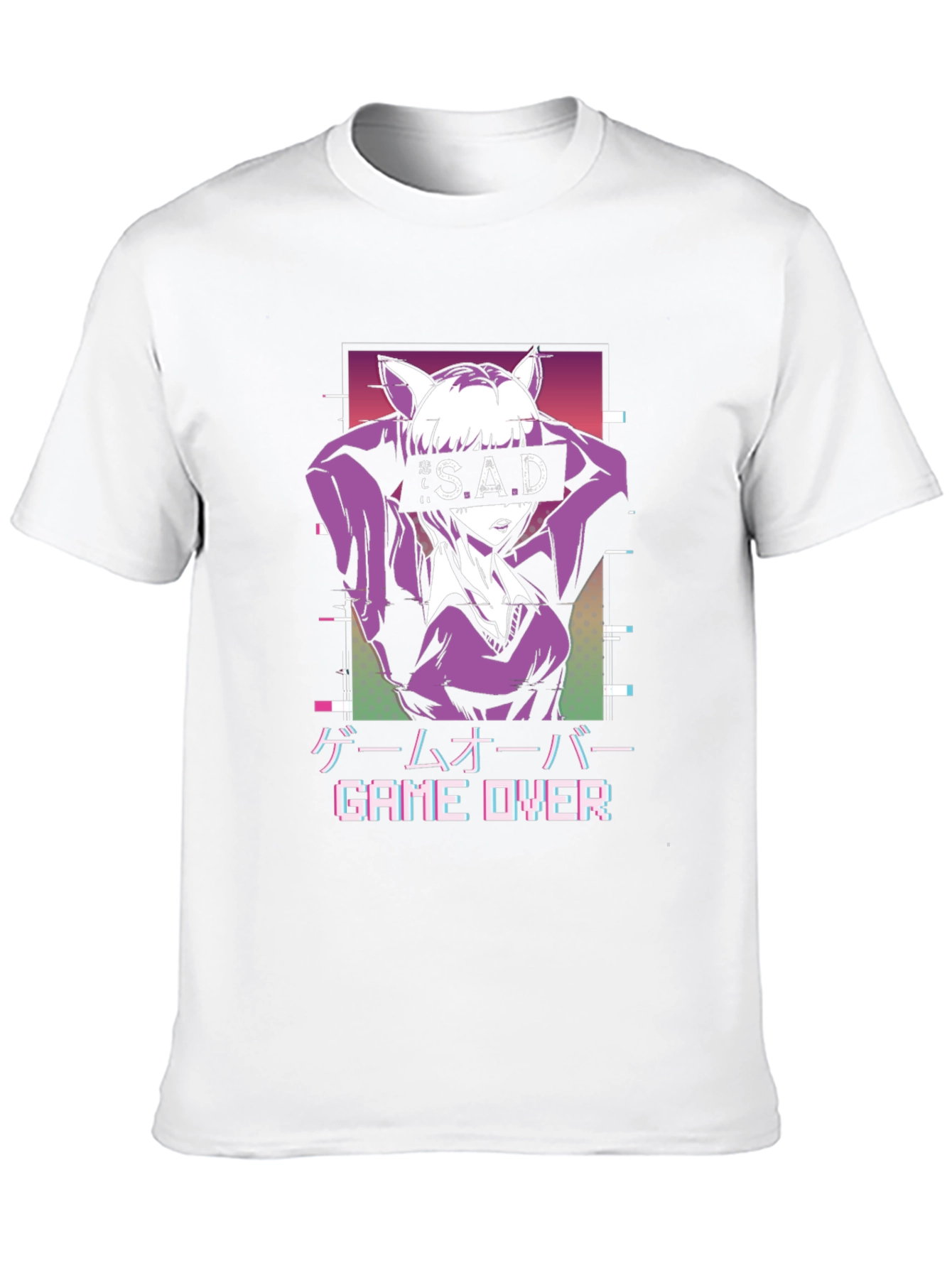 Anime Game Over Graphic Tee - 10