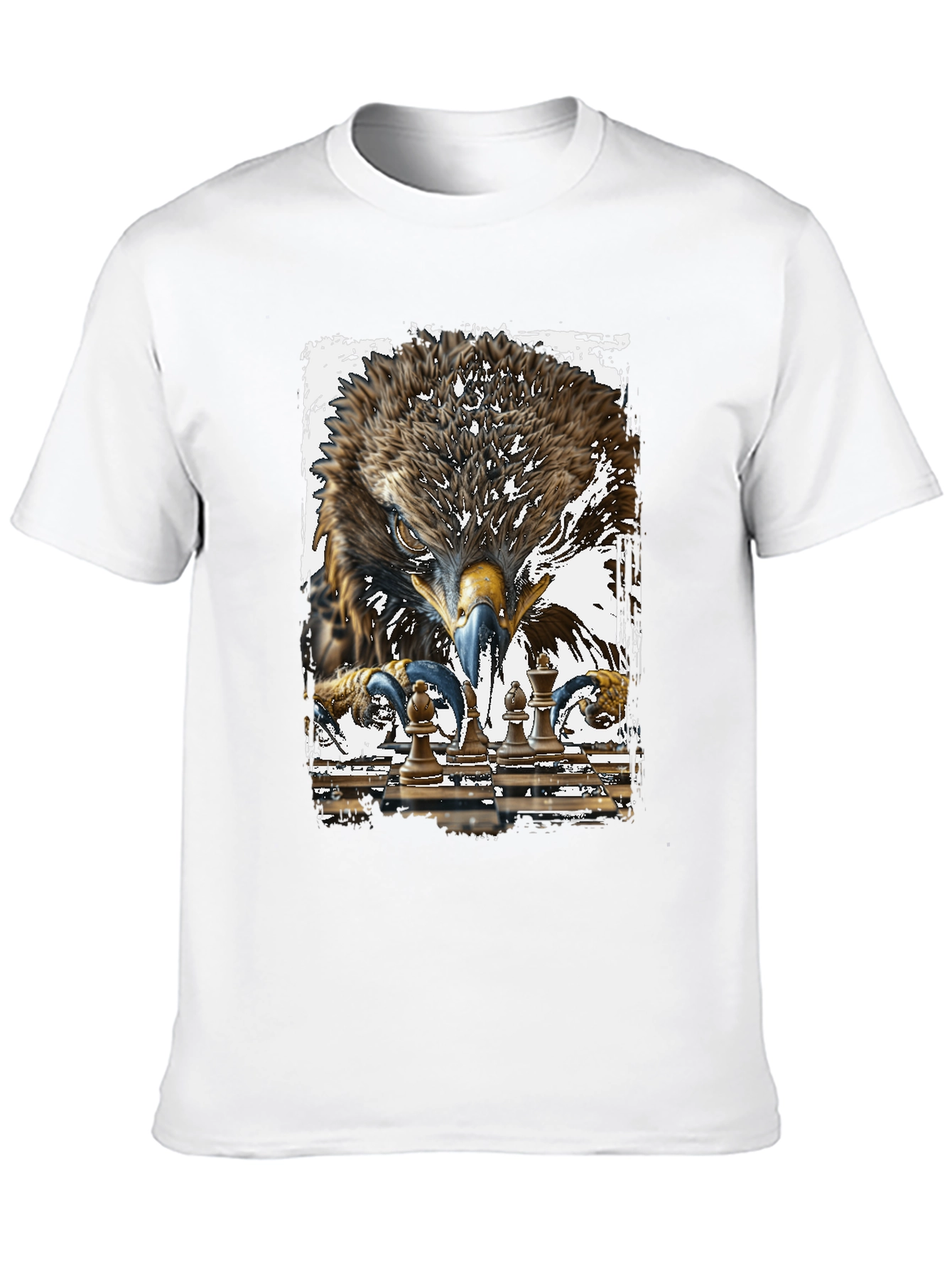 Black Eagle Chess Master Graphic T-Shirt view 10