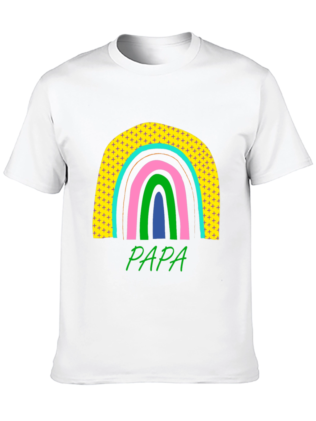 Papa Rainbow Graphic Tee - Father's Day Gift - 10