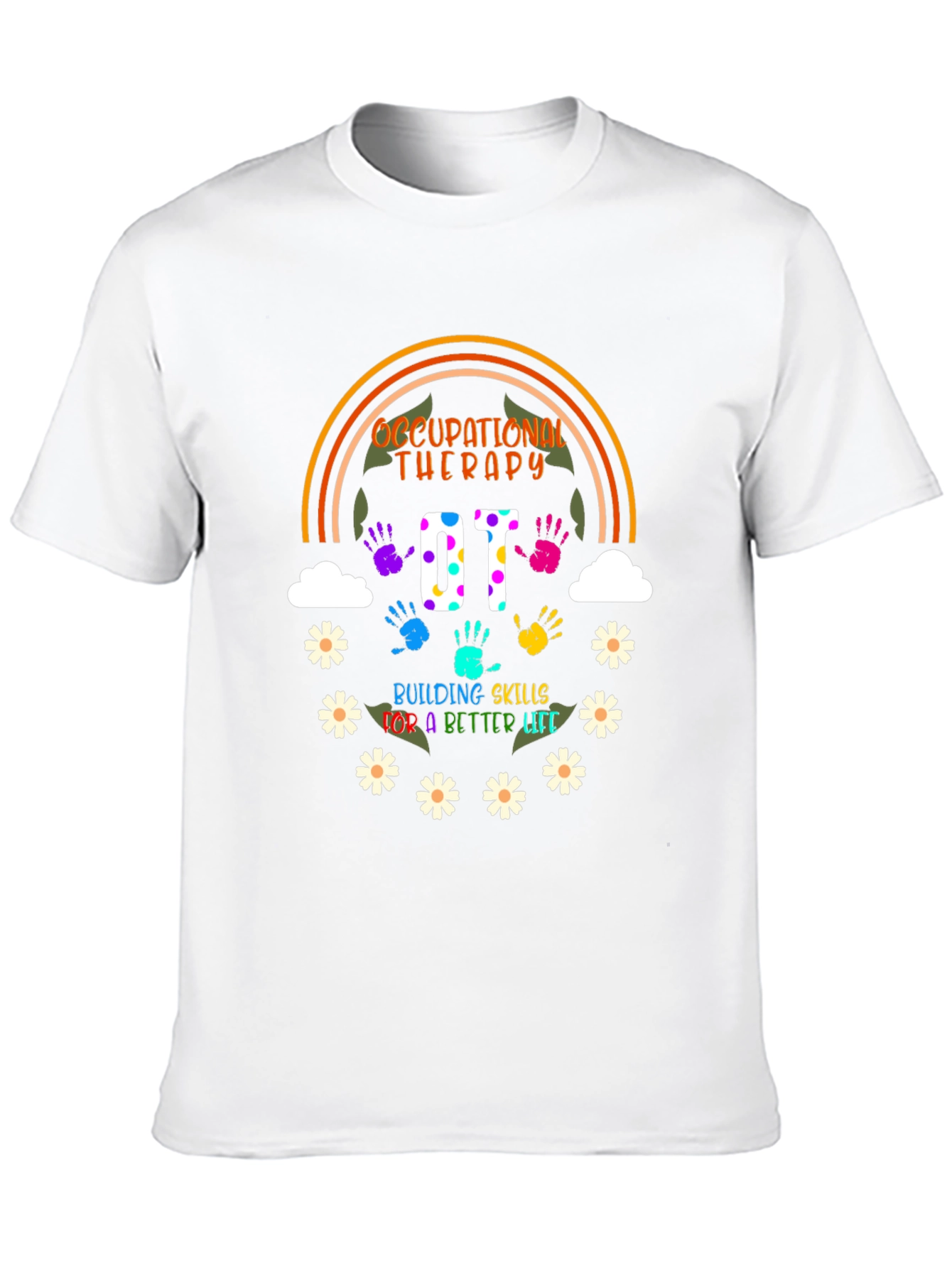 Black Occupational Therapy T-Shirt view 10