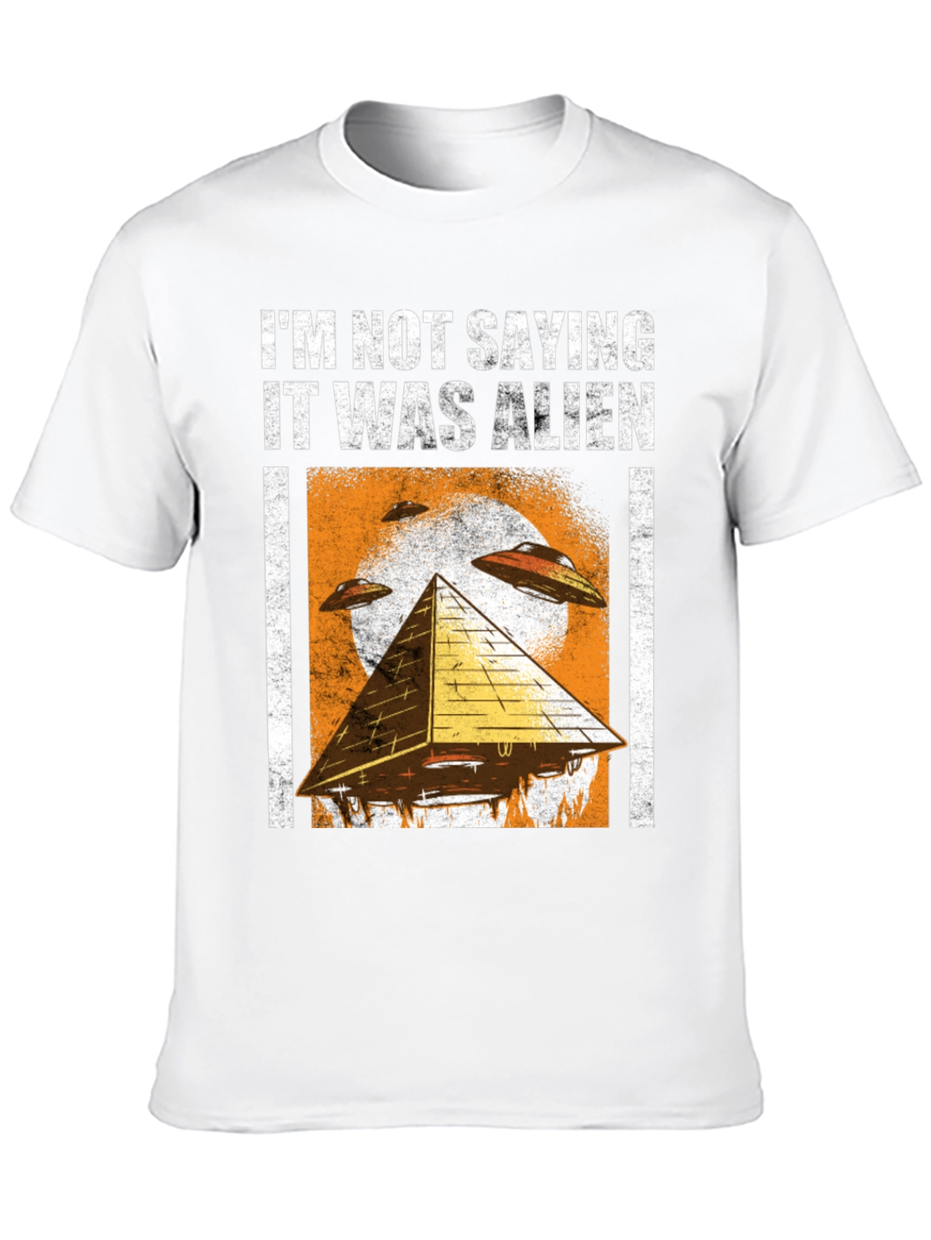 Black I'm Not Saying It Was Alien T-Shirt view 10