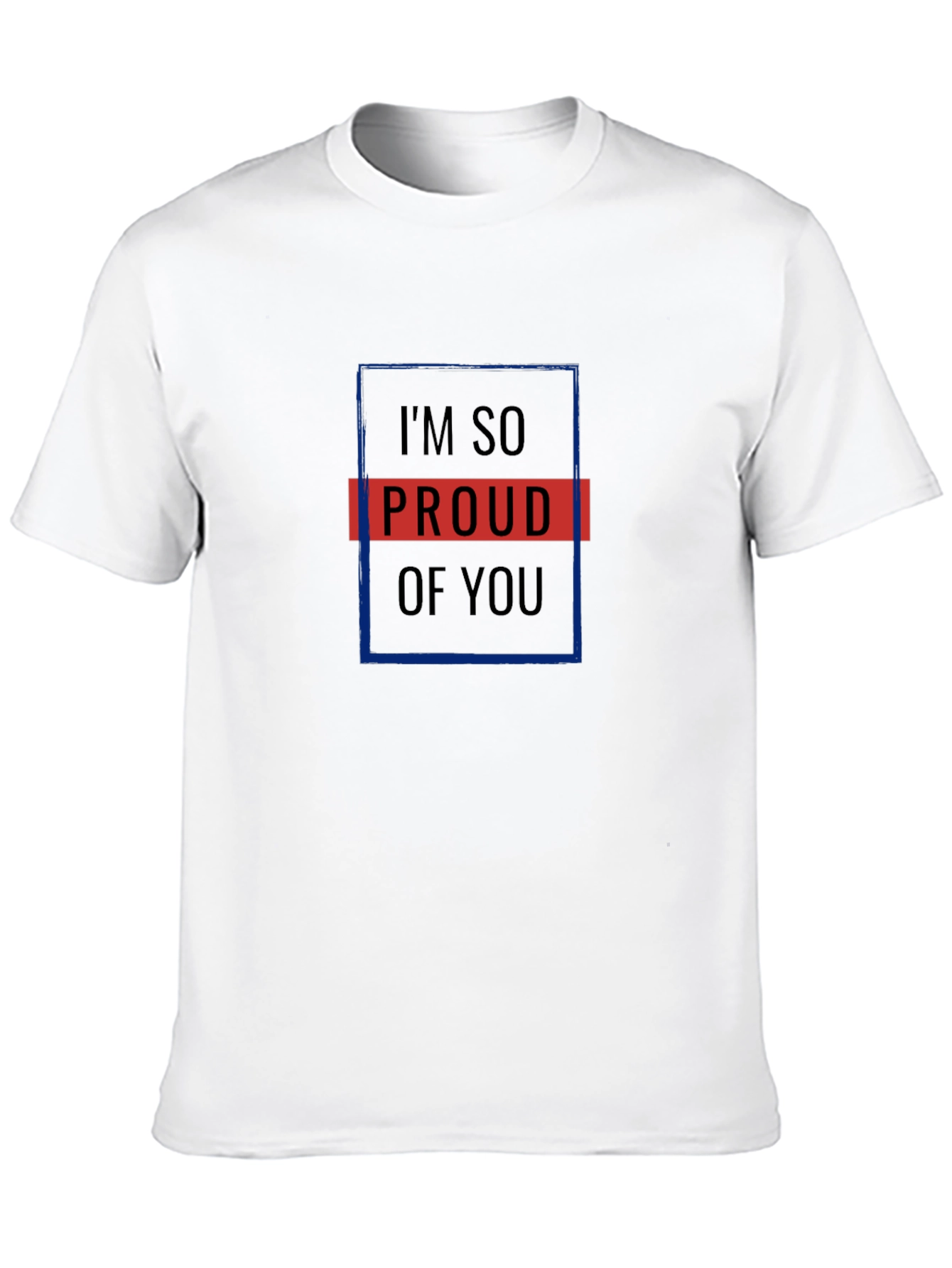 Proud of You Graphic Black Tee - 10