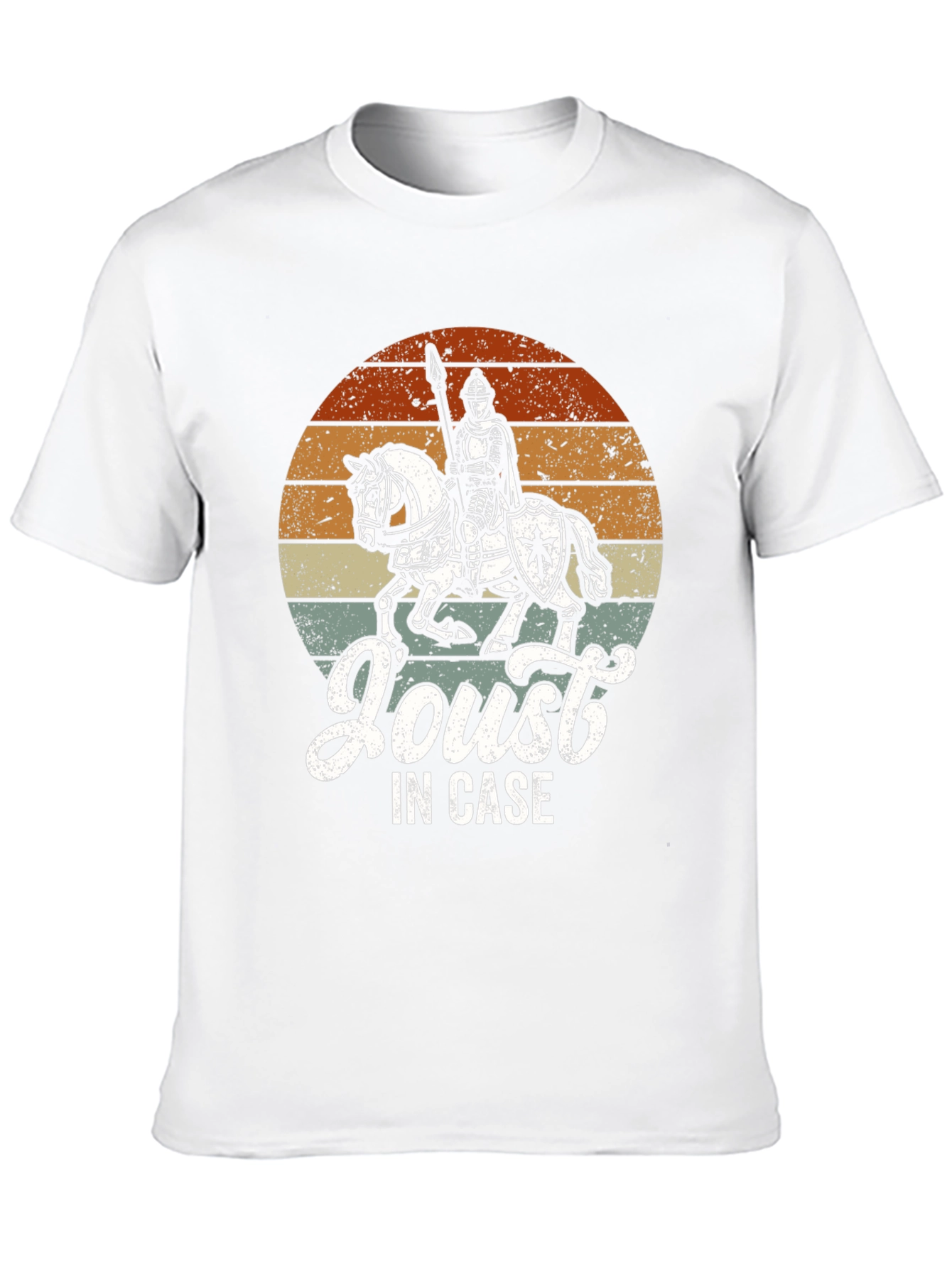 Medieval Knight "Joust In Case" Graphic T-Shirt - 10