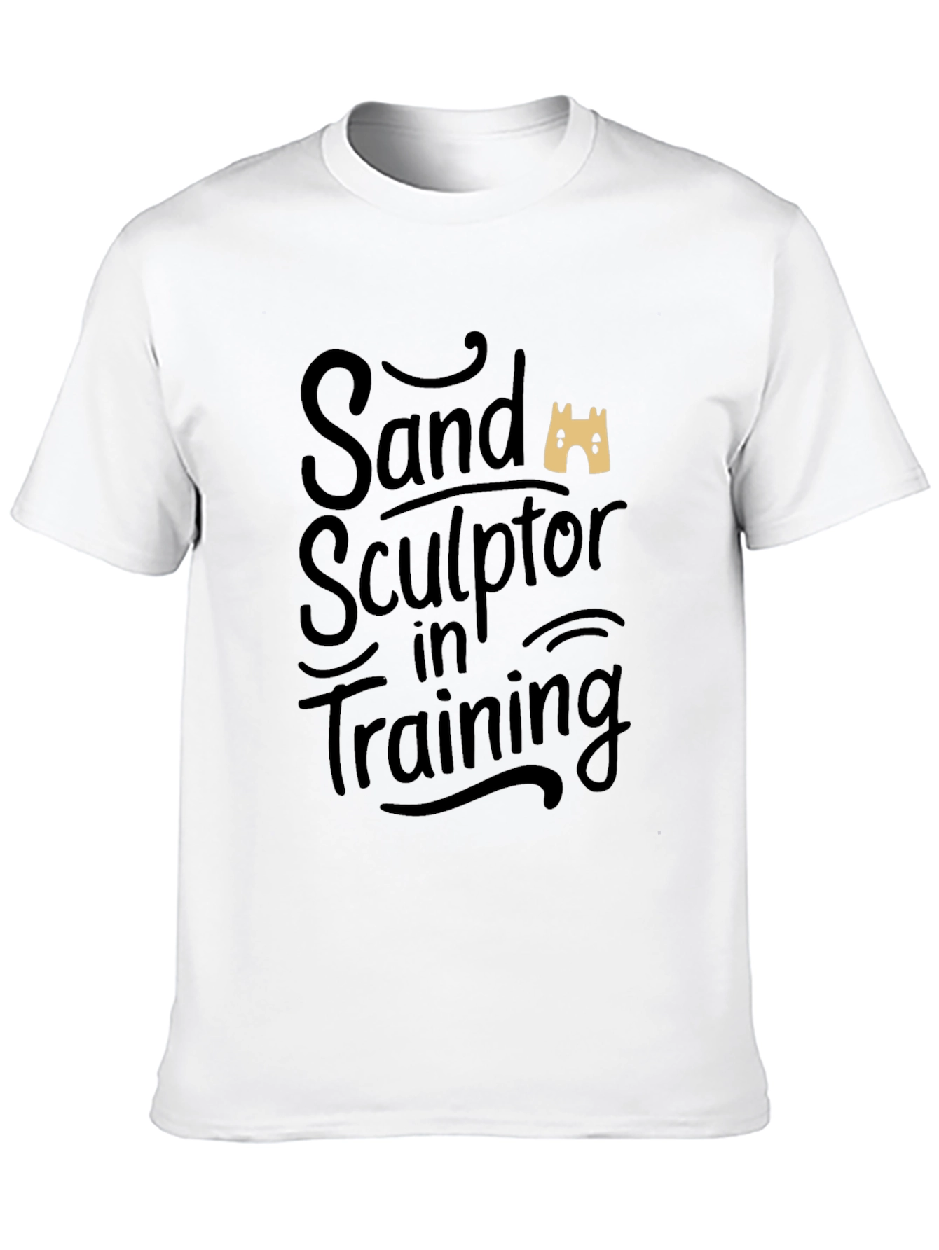 Black Sand Sculptor in Training Black T-Shirt view 10