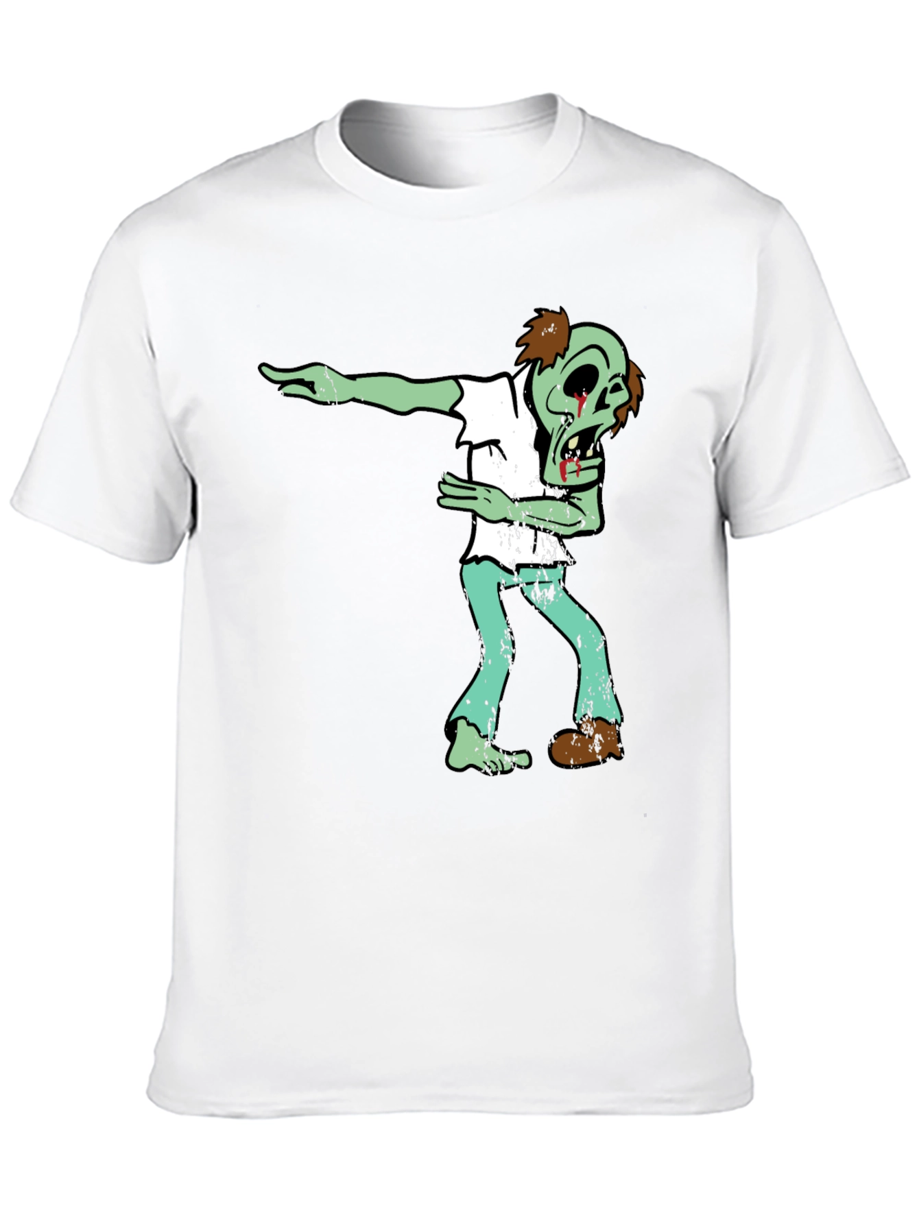 Black Zombie Dab Graphic Tee - Halloween Fun! view 10