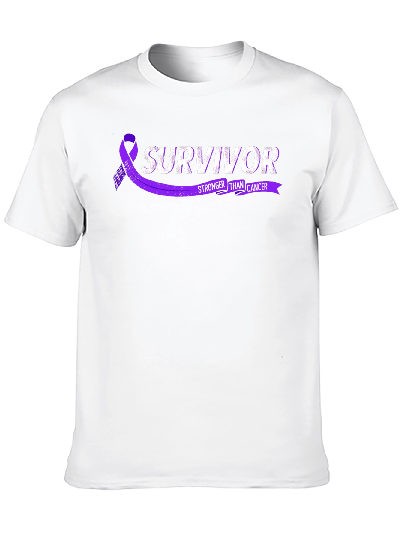 Black Survivor Stronger Than Cancer Awareness T-Shirt view 10