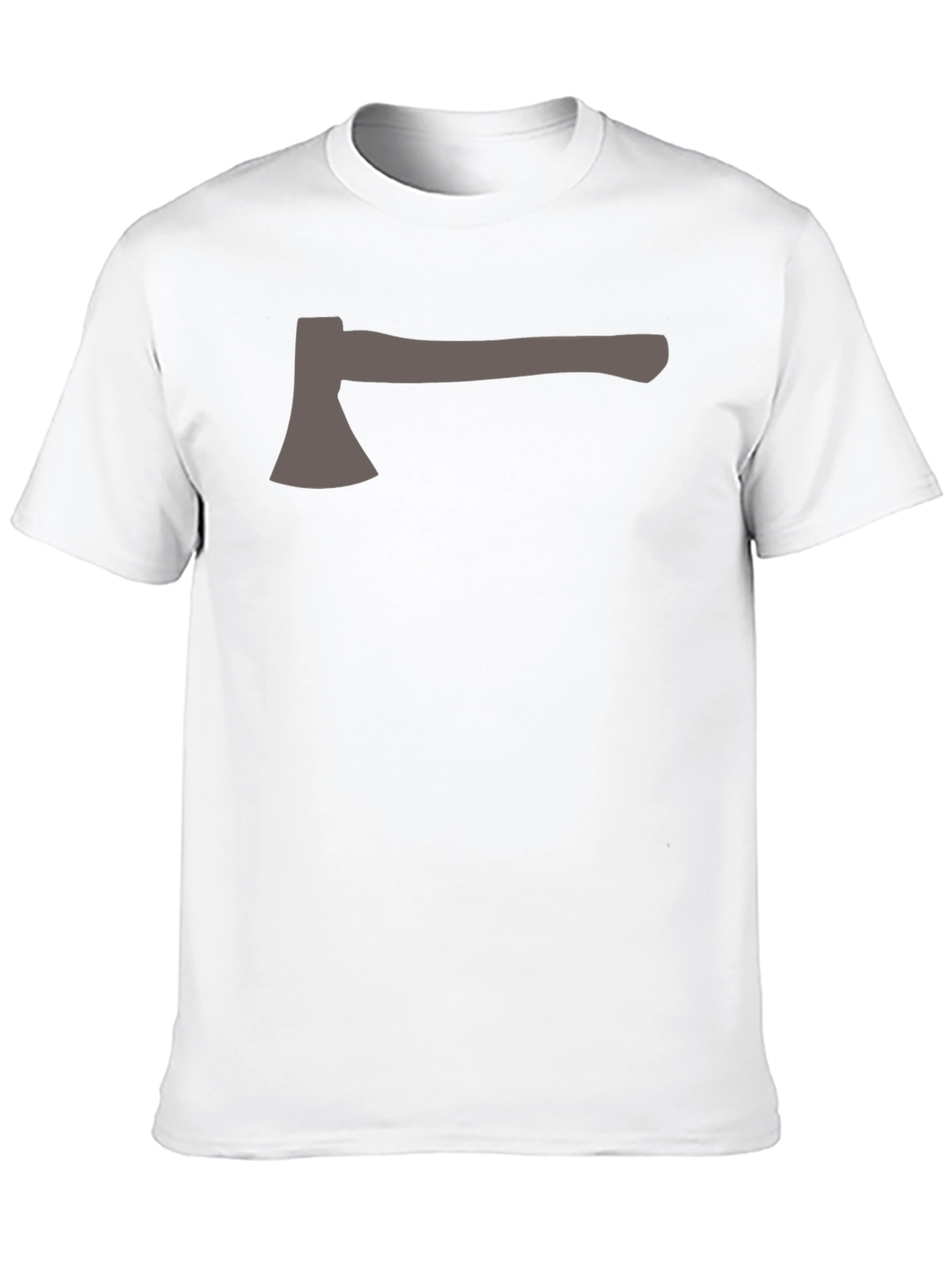 Black Axe Graphic Tee - Black Cotton Casual Shirt view 10