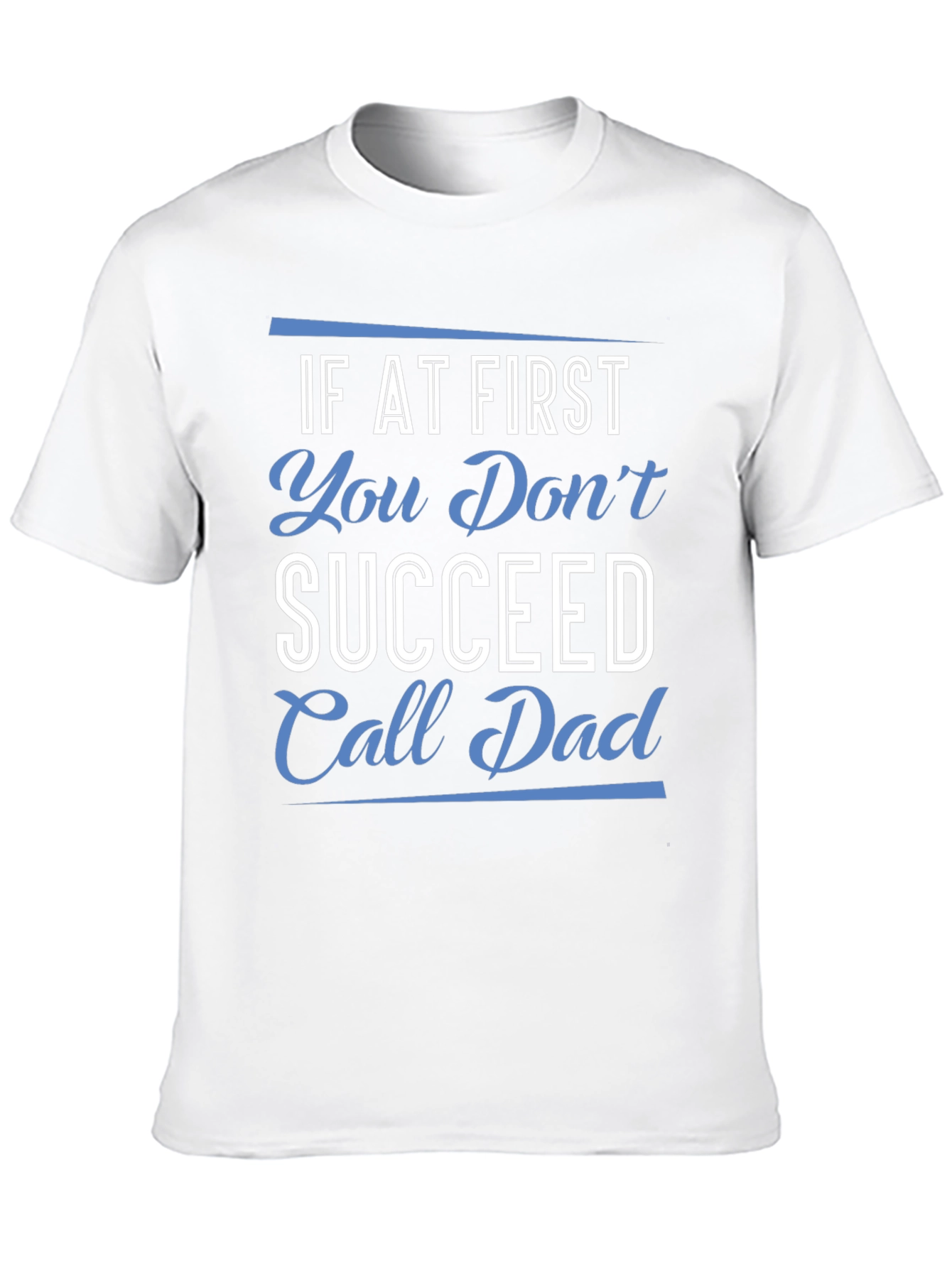Black Call Dad T-Shirt - Funny Father's Day Gift view 10