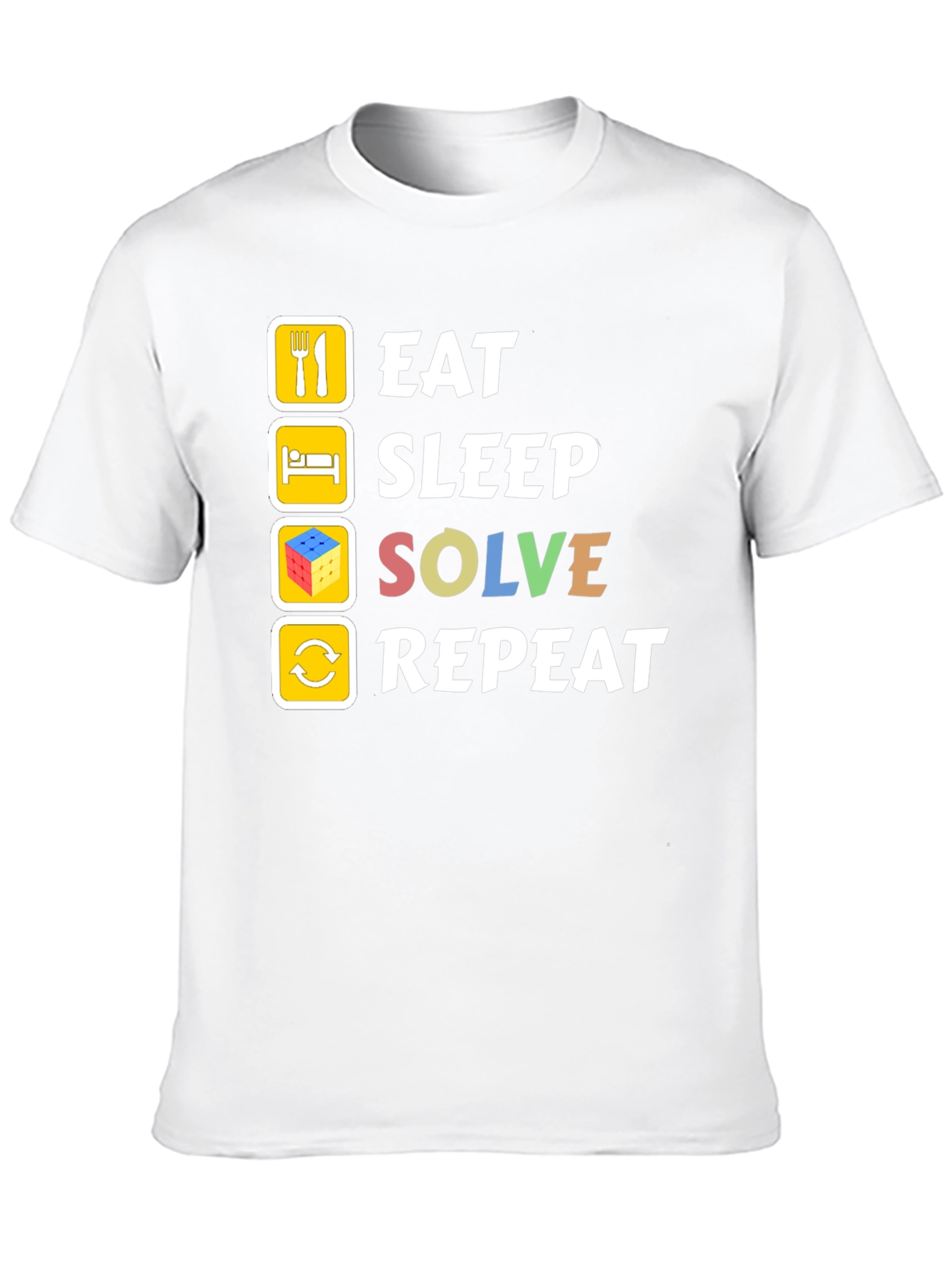 Eat Sleep Solve Repeat T-Shirt - 10