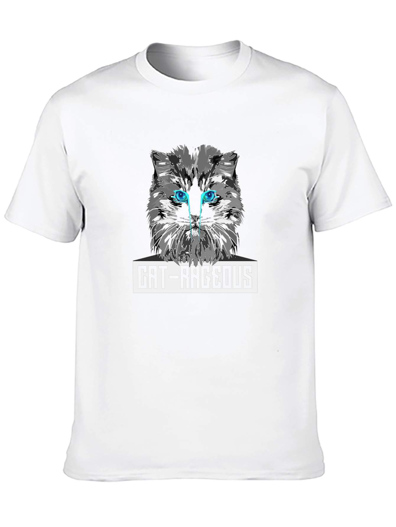 Black Cat-Rageous Graphic T-Shirt view 10
