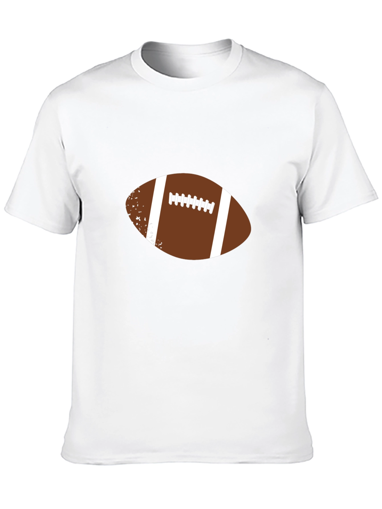 Black Football Graphic Tee - Classic Sports Style view 10