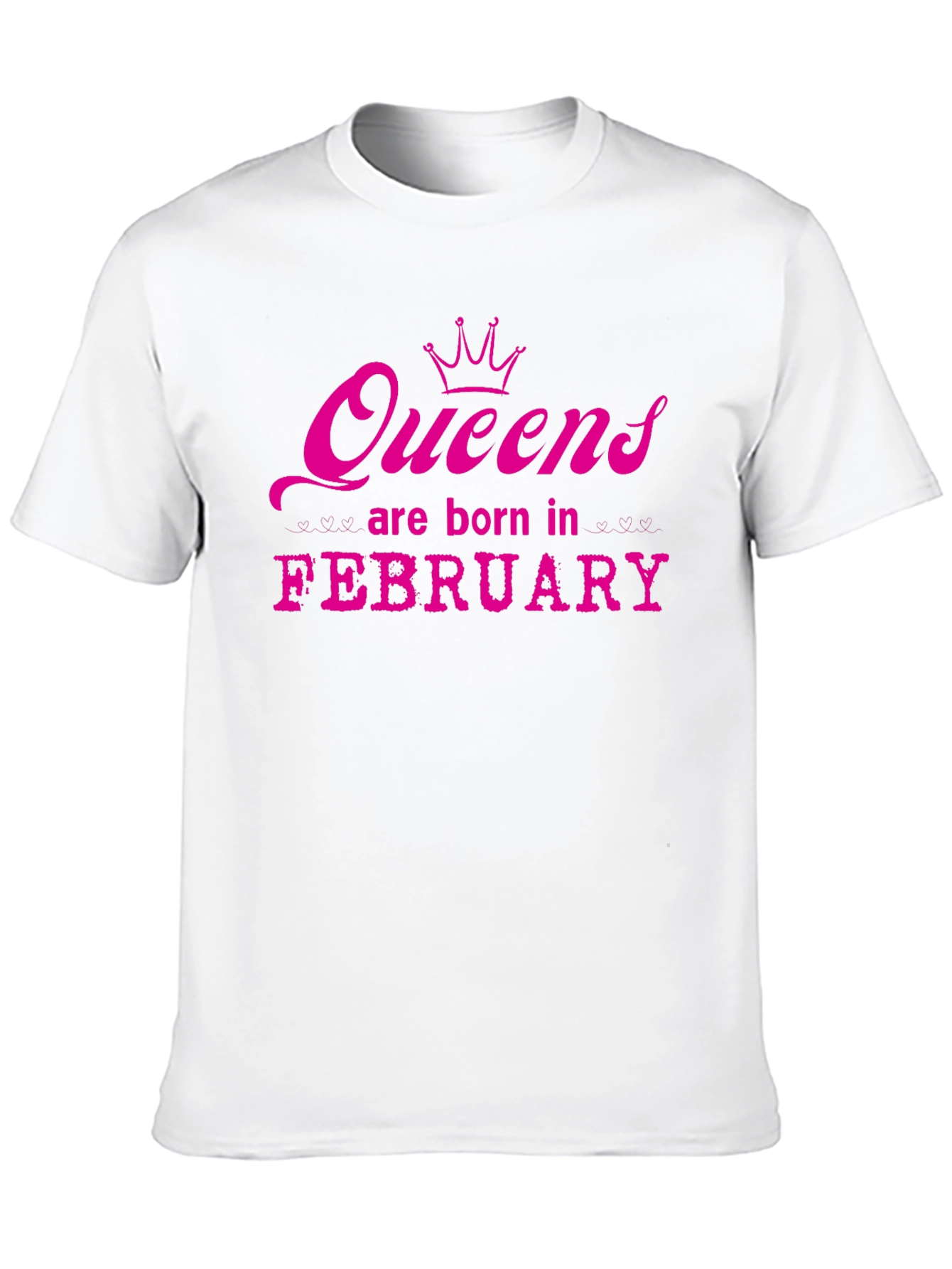 Black Queens Are Born in February T-Shirt view 10