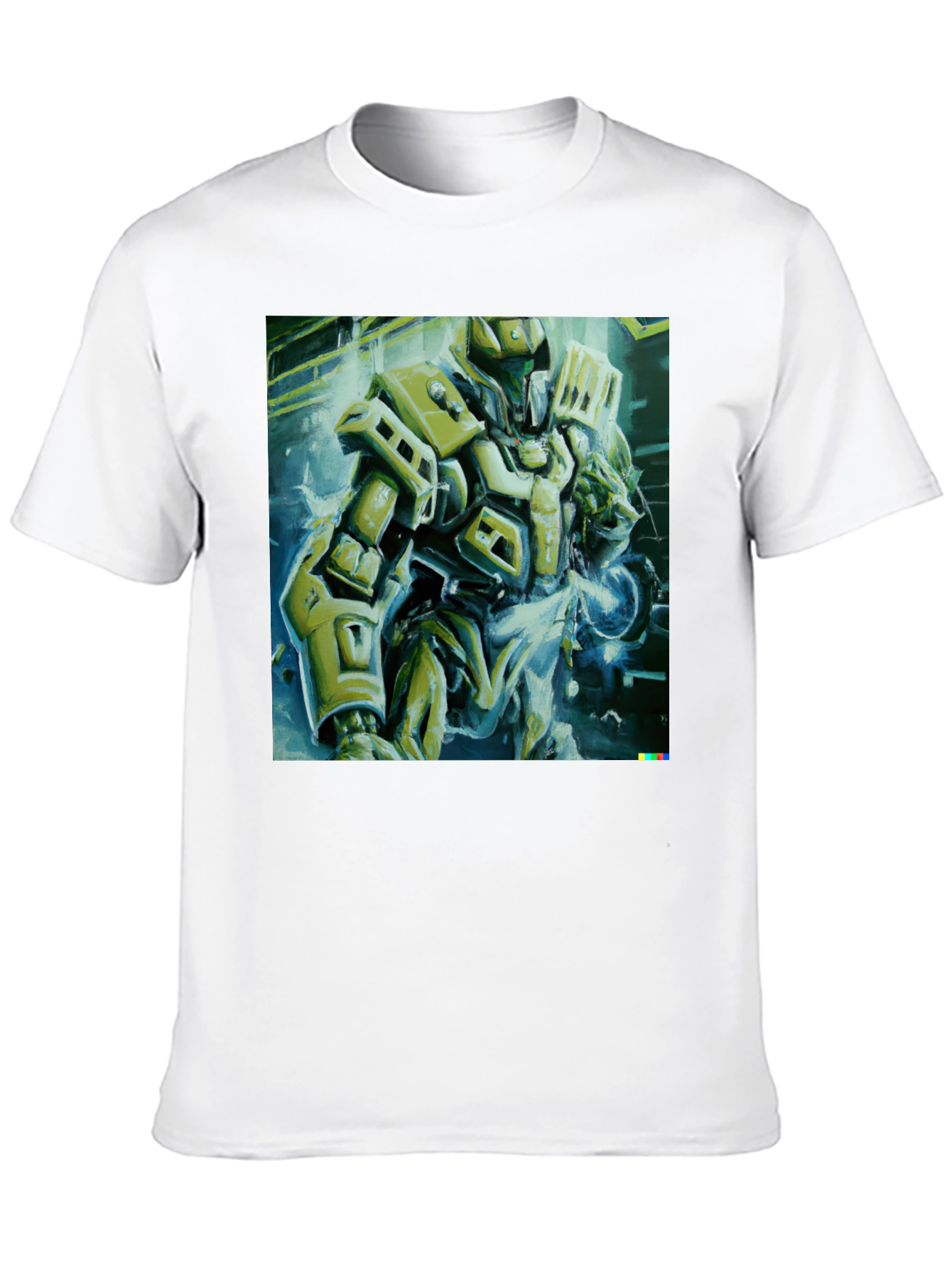 Black Sci-Fi Robot Graphic T-Shirt - Modern Streetwear Tee view 10