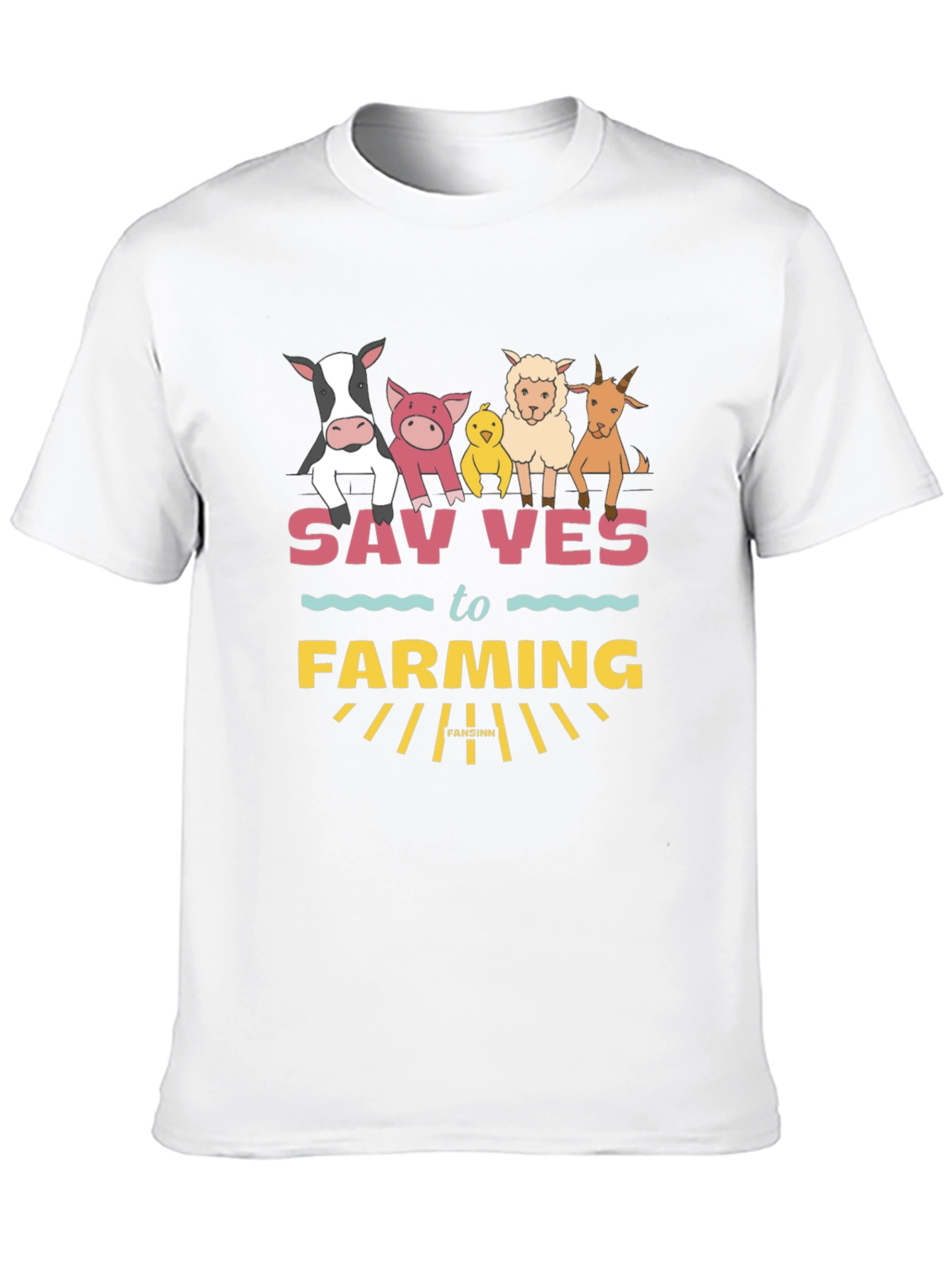 Black Farming Animal Graphic T-Shirt view 10