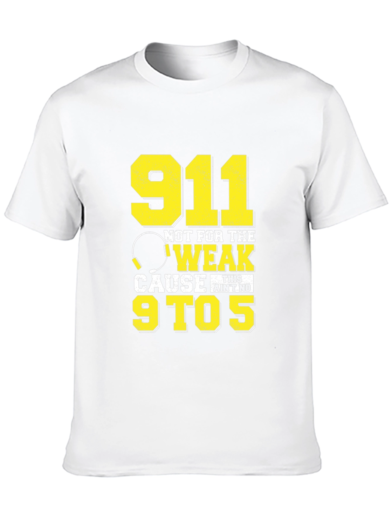 Black 911 Dispatcher Not For The Weak Graphic T-Shirt view 10