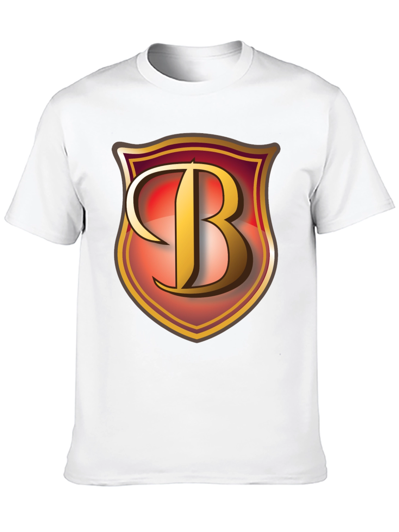 Black Letter B Shield Graphic T-Shirt view 10