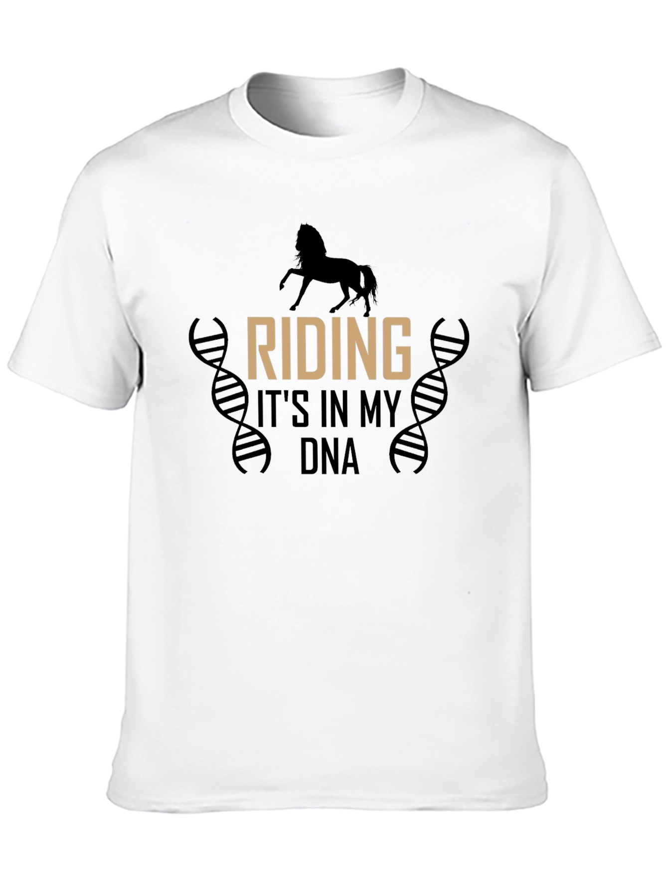 Black Riding It's in My DNA Black T-Shirt view 10