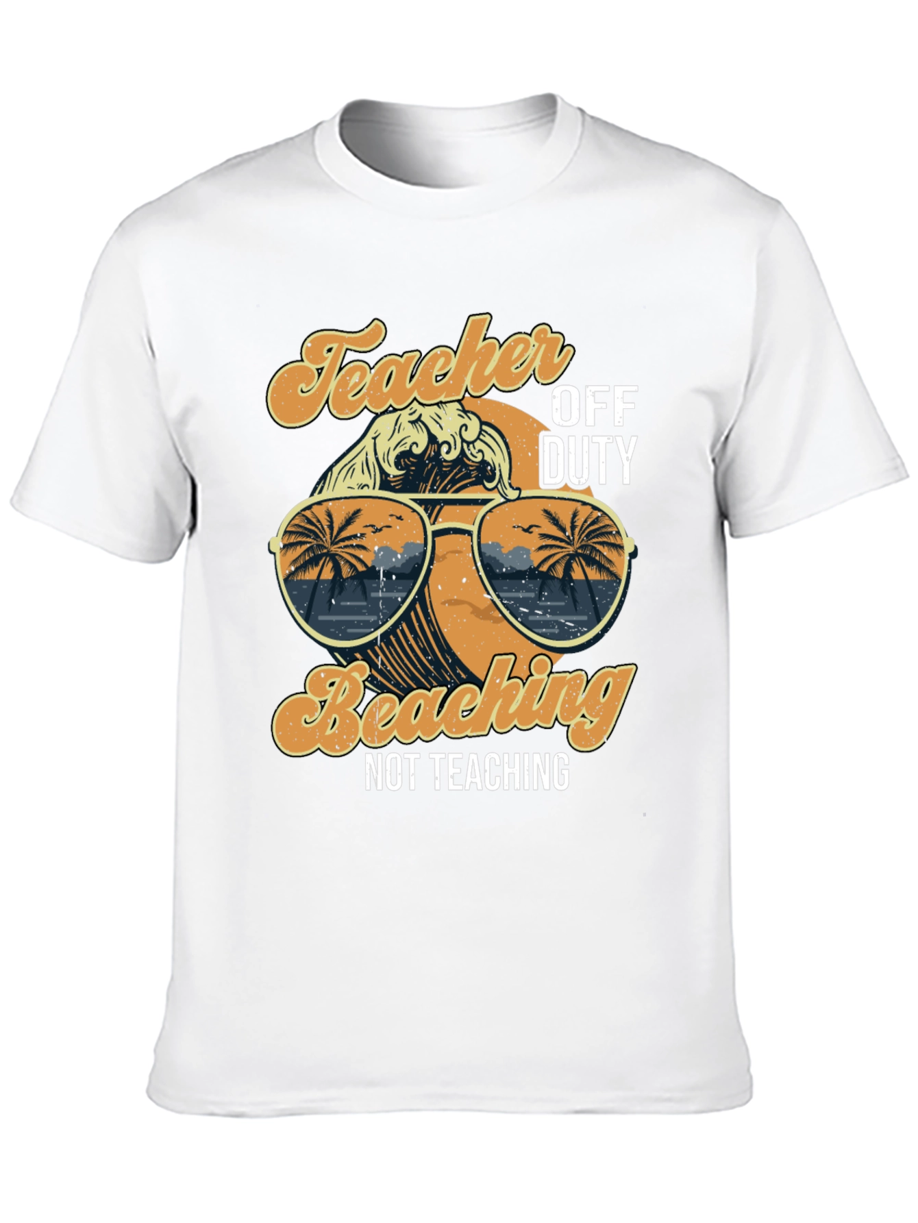 Black Teacher Off Duty Beaching T-Shirt view 10