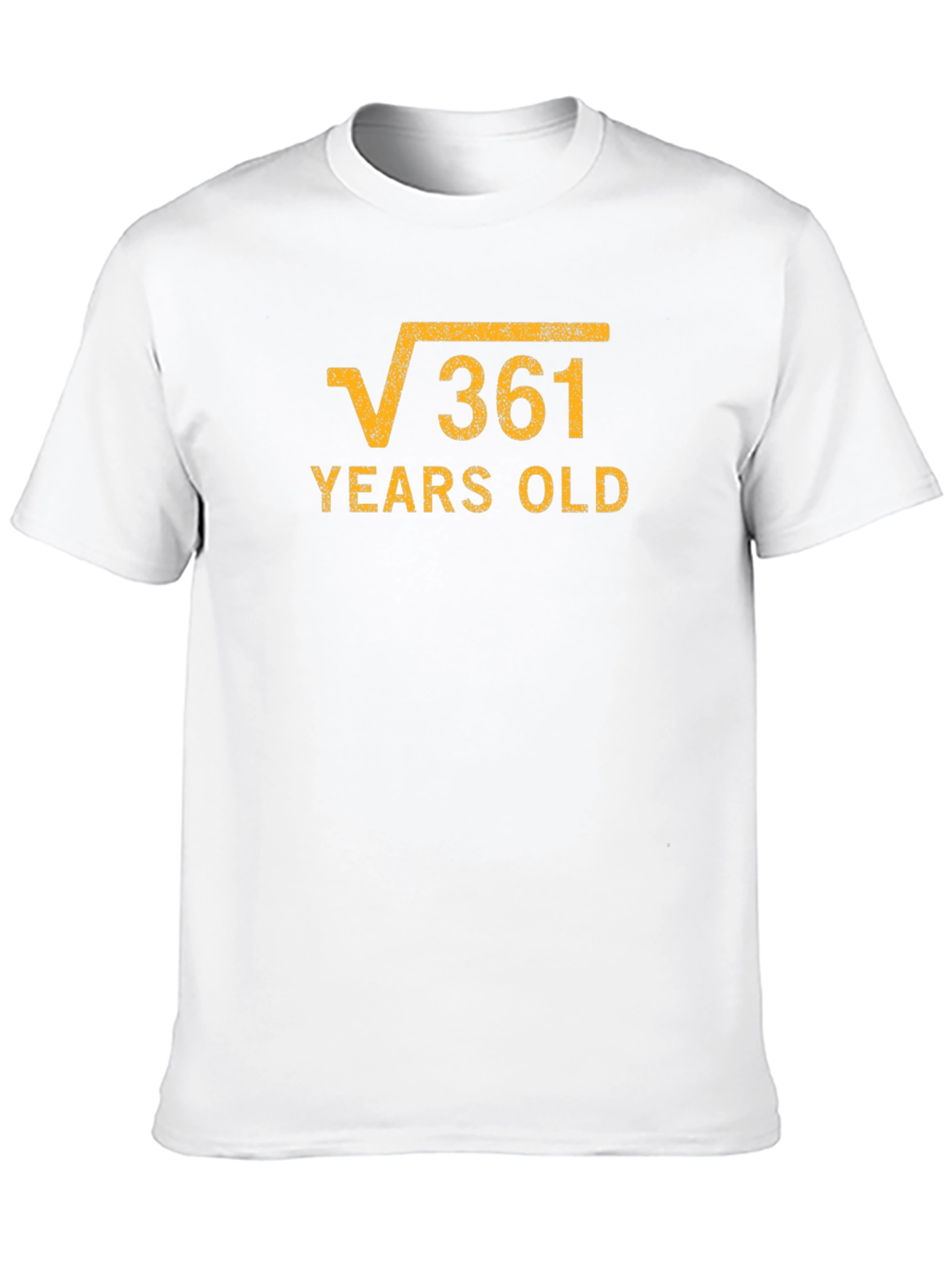 Black Funny 19th Birthday T-Shirt, Root 361 Years Old, Math Humor Tee view 10