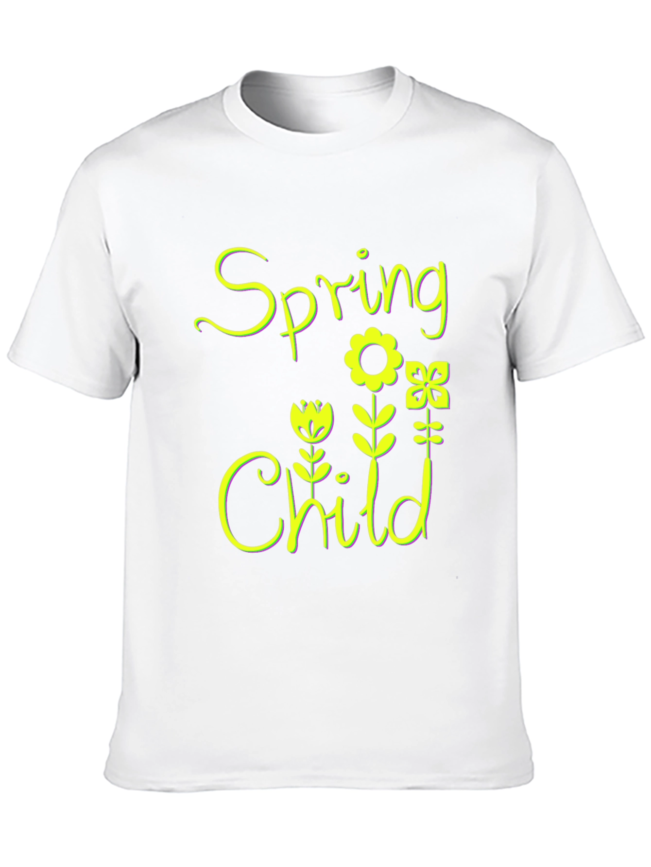 Black Spring Child Floral Black T-Shirt view 10