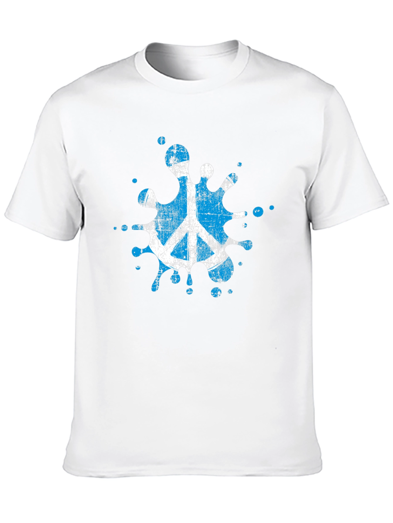 Peace Symbol Splash T-Shirt - Black - 10