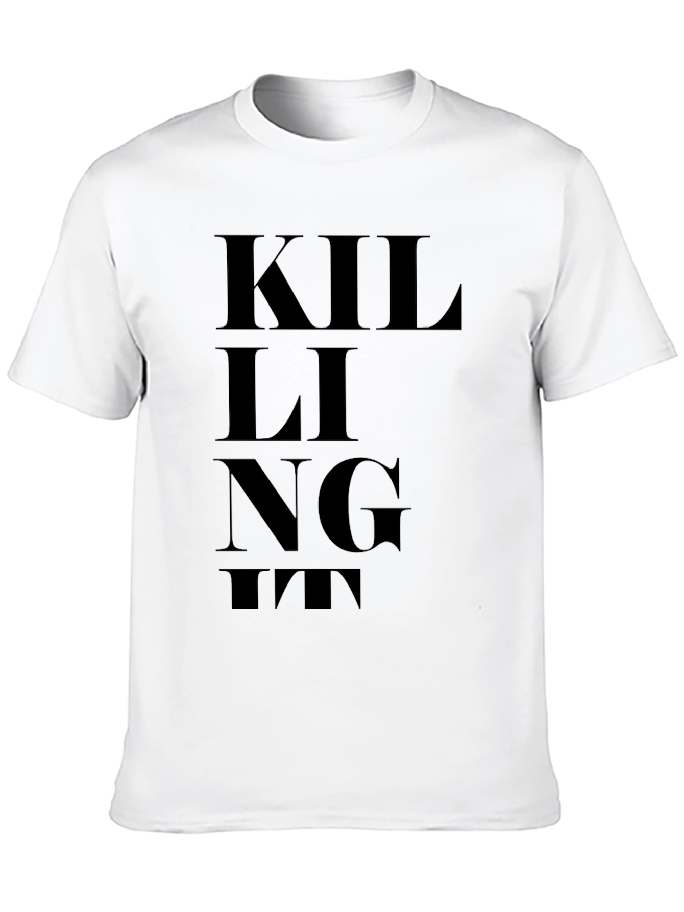 Black Killing It Graphic T-Shirt - Black view 10