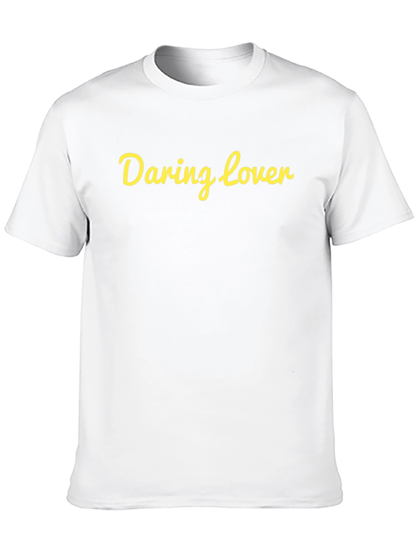 Black Daring Lover Graphic Tee - Stylish Black Cotton T-Shirt view 10