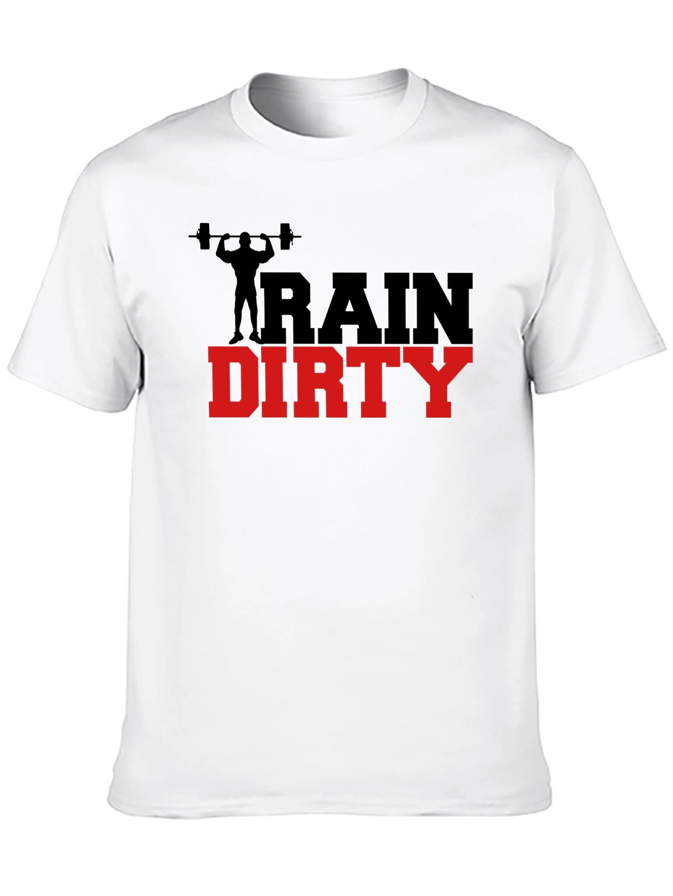 Black Train Dirty Graphic Tee - Fitness Apparel view 10