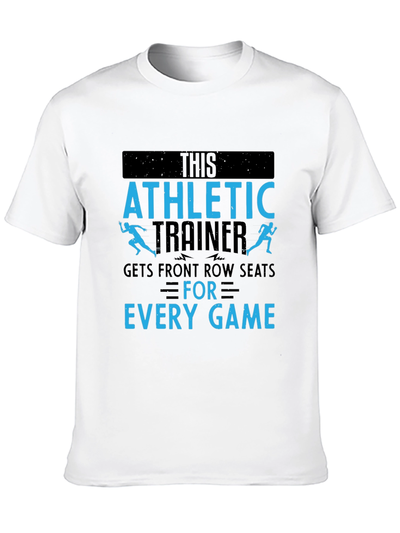 Black Athletic Trainer T-Shirt - Front Row Seats view 10