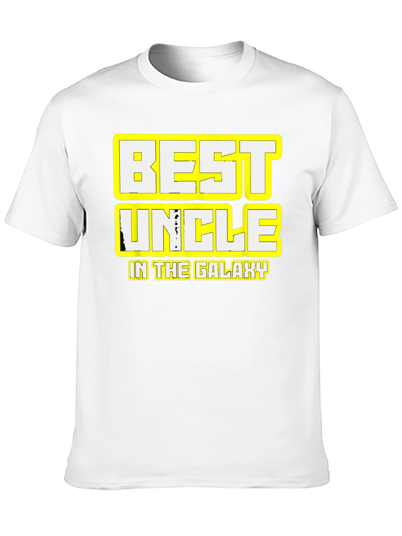 Black Best Uncle in the Galaxy T-Shirt view 10