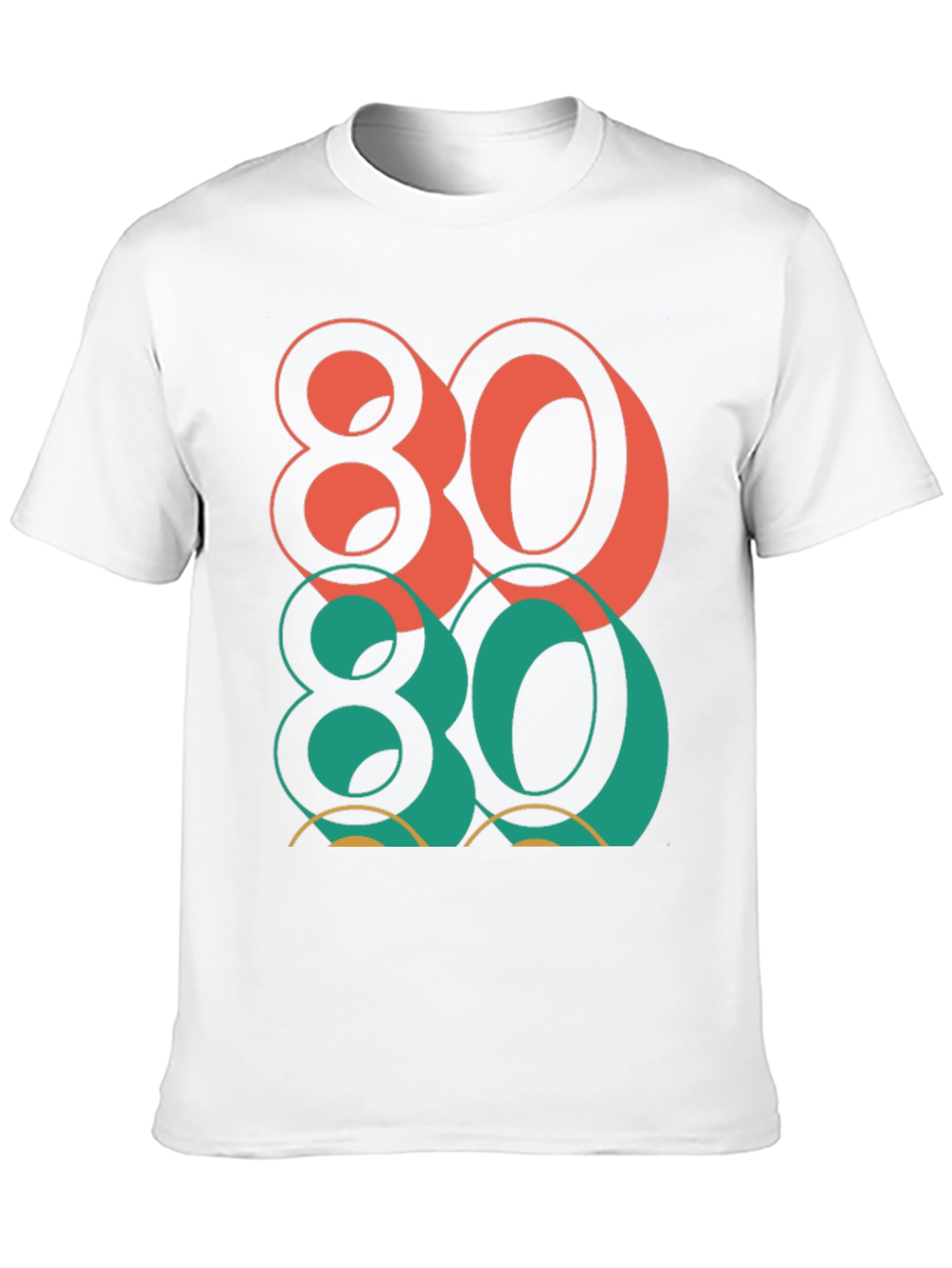 Black Retro 80's Graphic Tee - Bold Style view 10