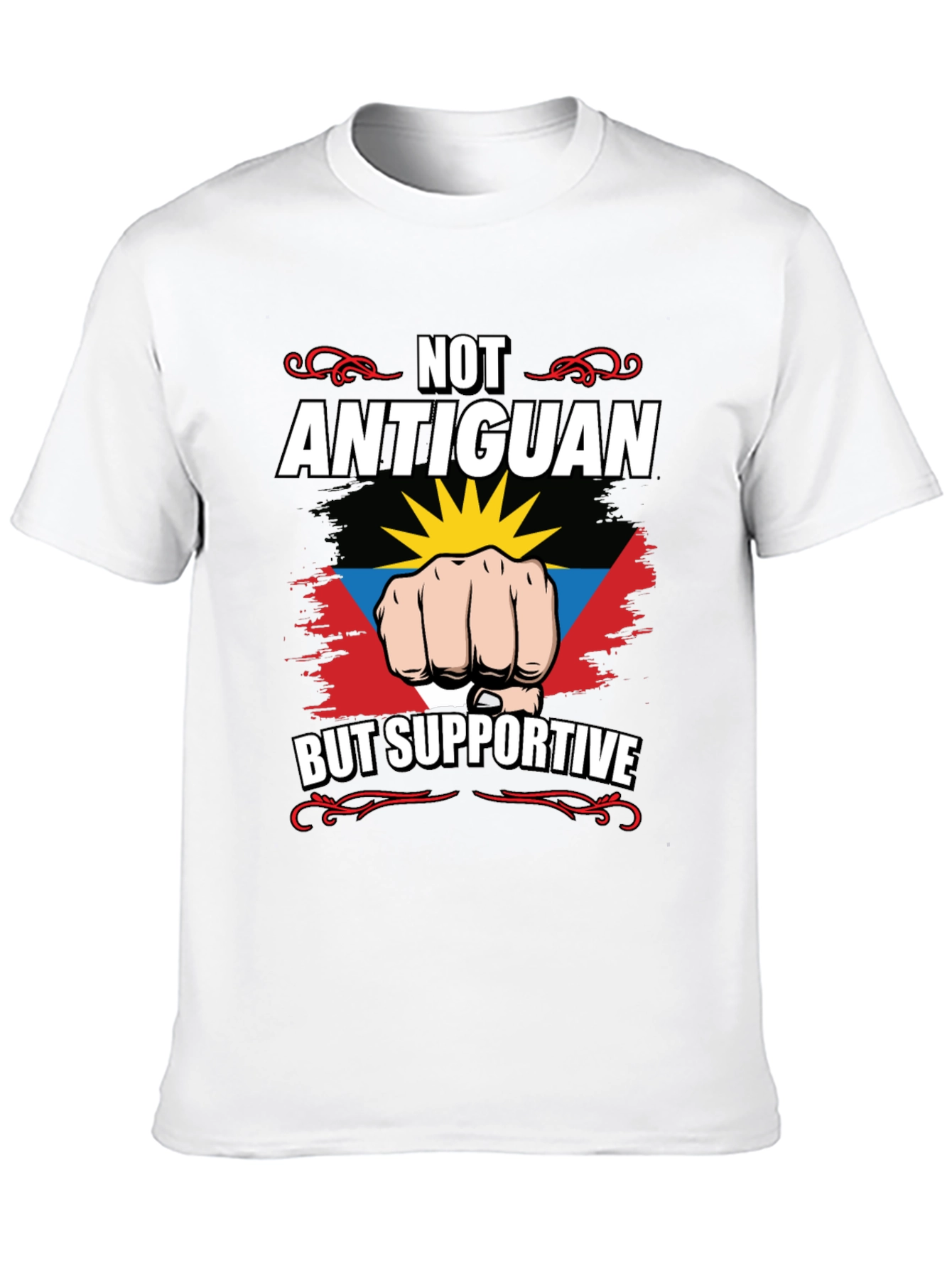 Antiguan Supportive Graphic T-Shirt - 10