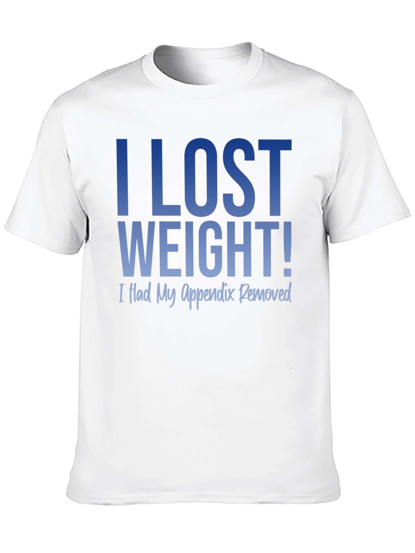 Black Funny Weight Loss T-Shirt - I Lost Weight! view 10