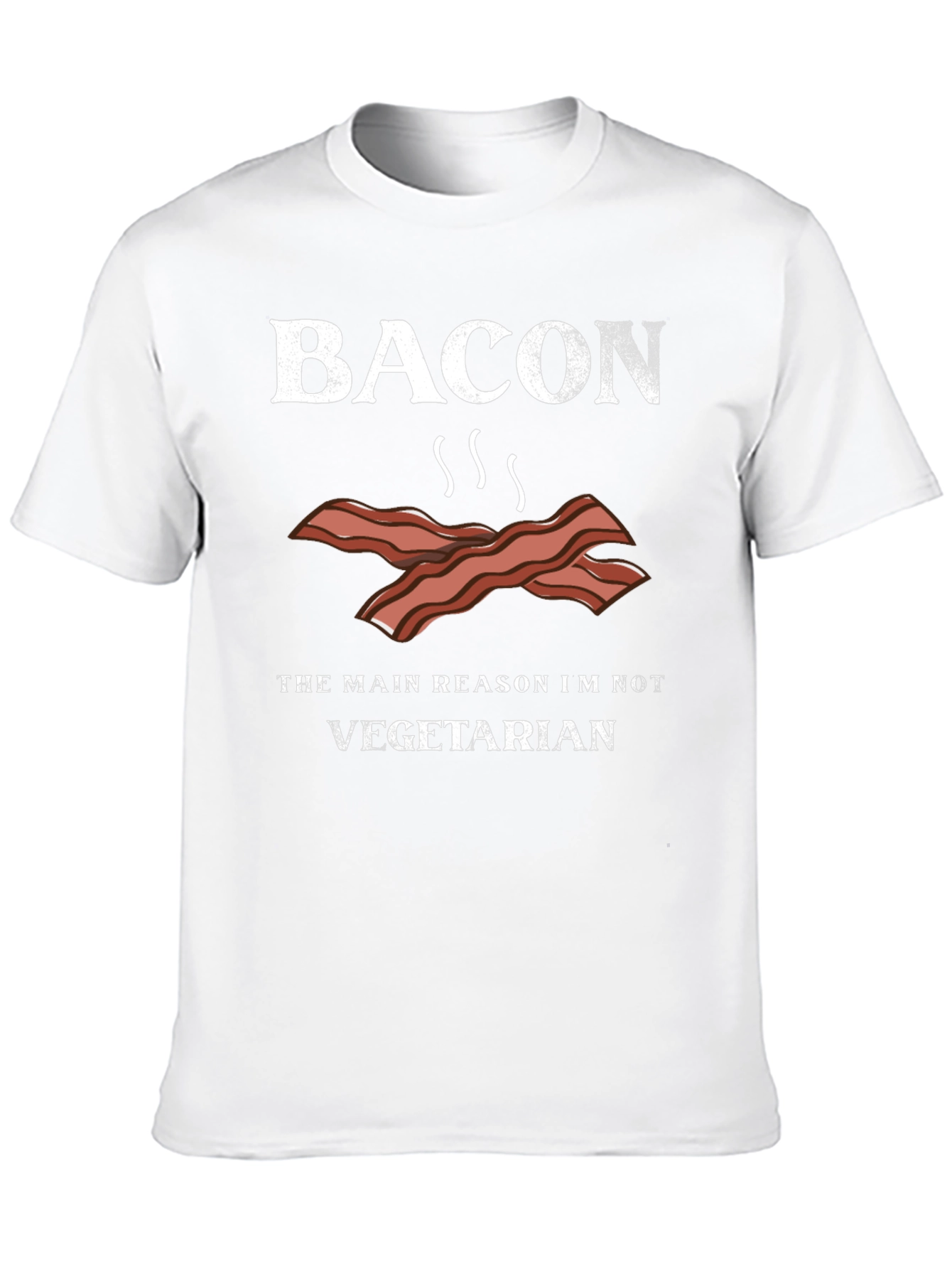 Black Bacon Lover T-Shirt: The Main Reason I'm Not Vegetarian view 10