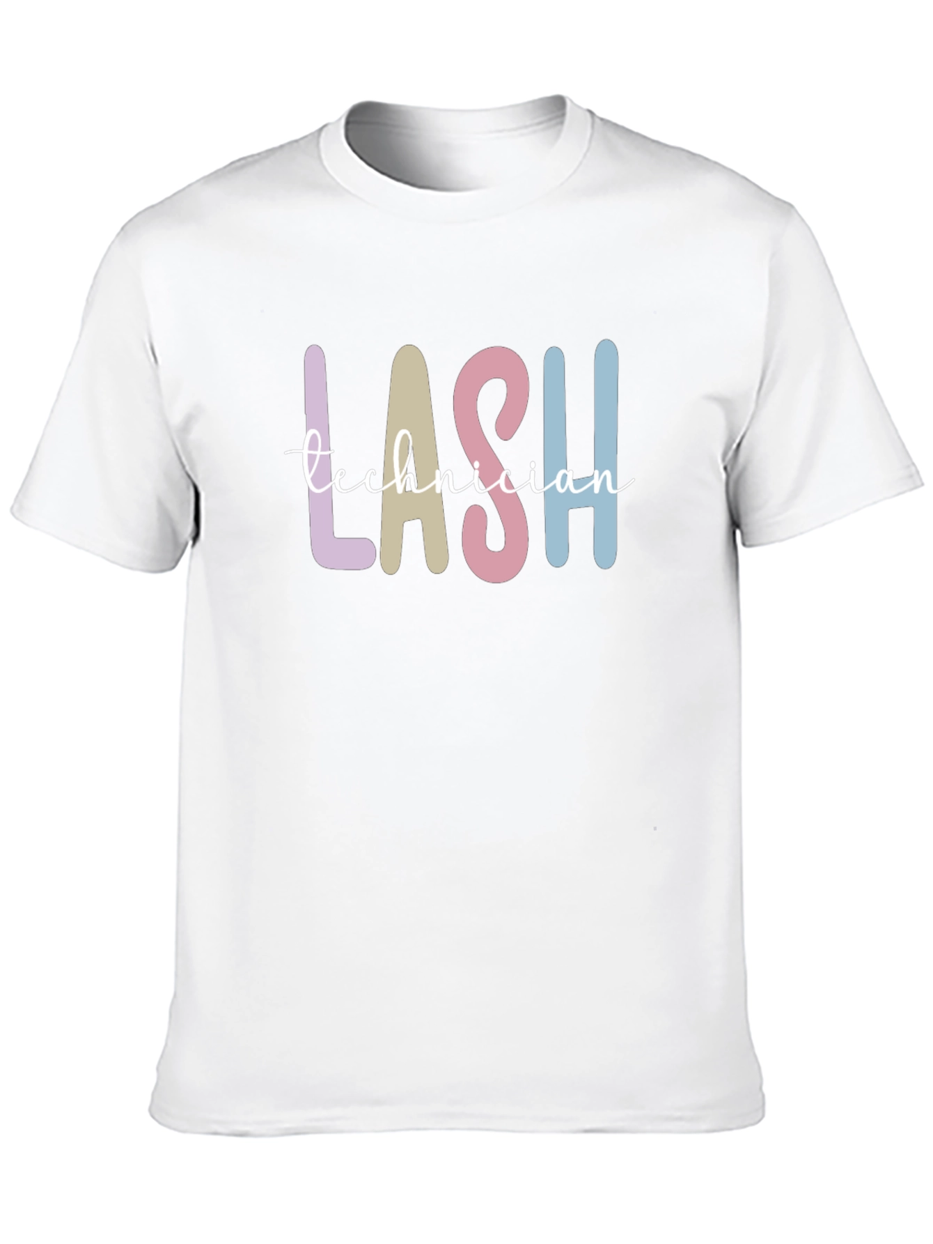 Black Lash Technician Graphic T-Shirt - Stylish Eyelash Extension Tee view 10