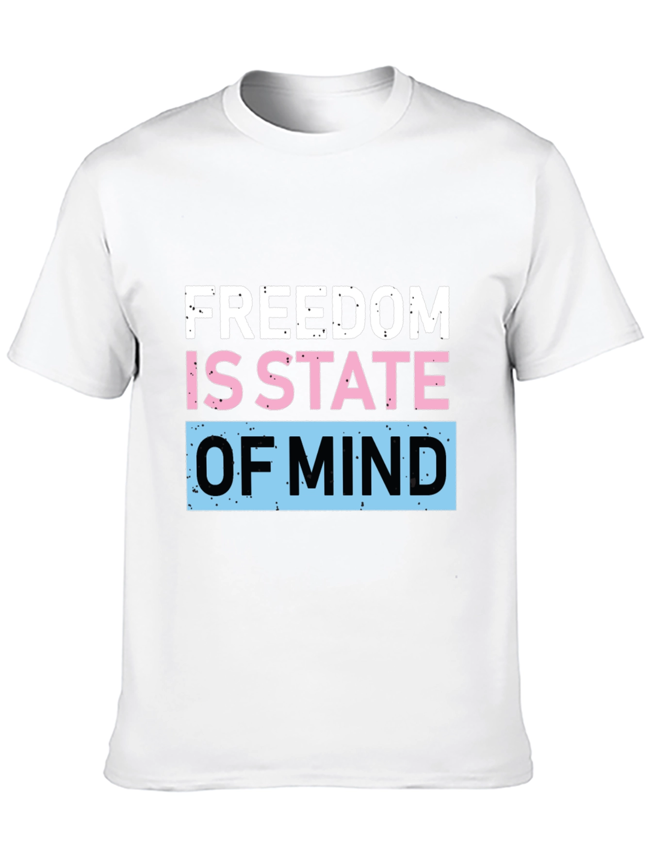 Black Freedom State of Mind Graphic T-Shirt view 10