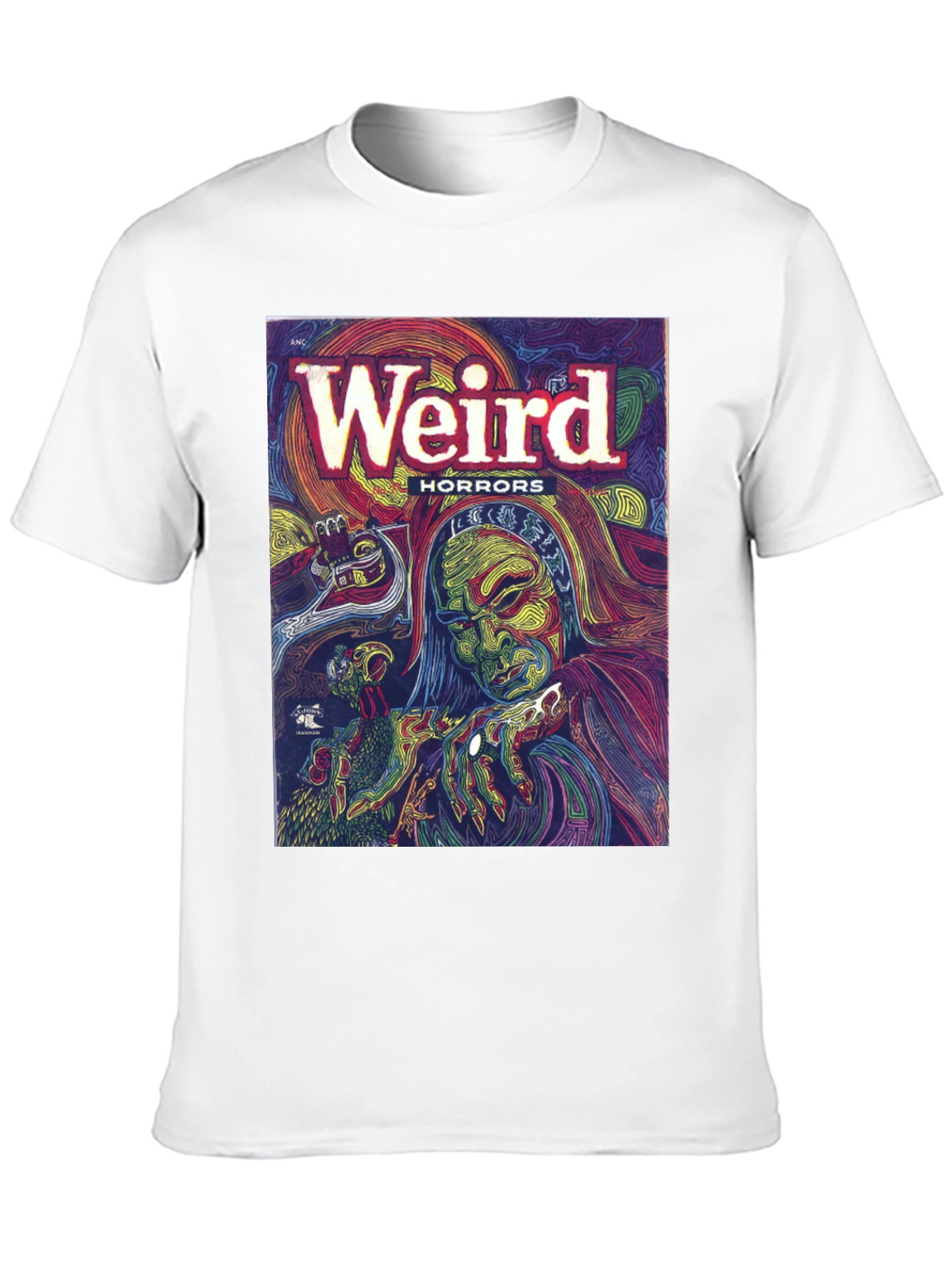 Weird Horrors Graphic Tee - Retro Comic Book Shirt - 10