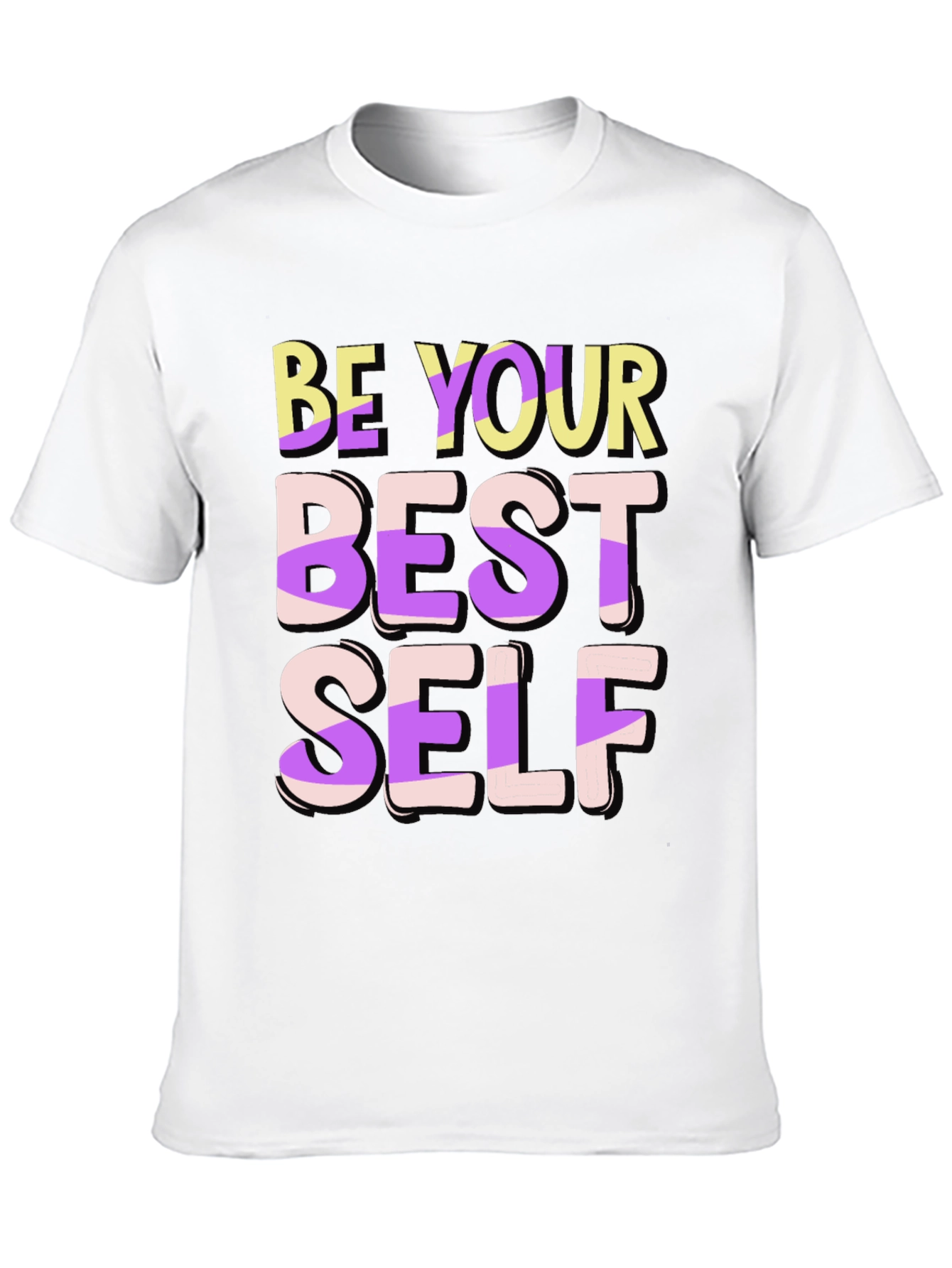 Black Be Your Best Self T-Shirt view 10