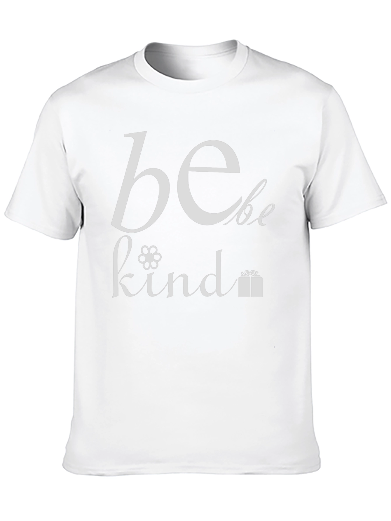 Black Be Kind Graphic Tee - Soft Cotton Blend Shirt view 10