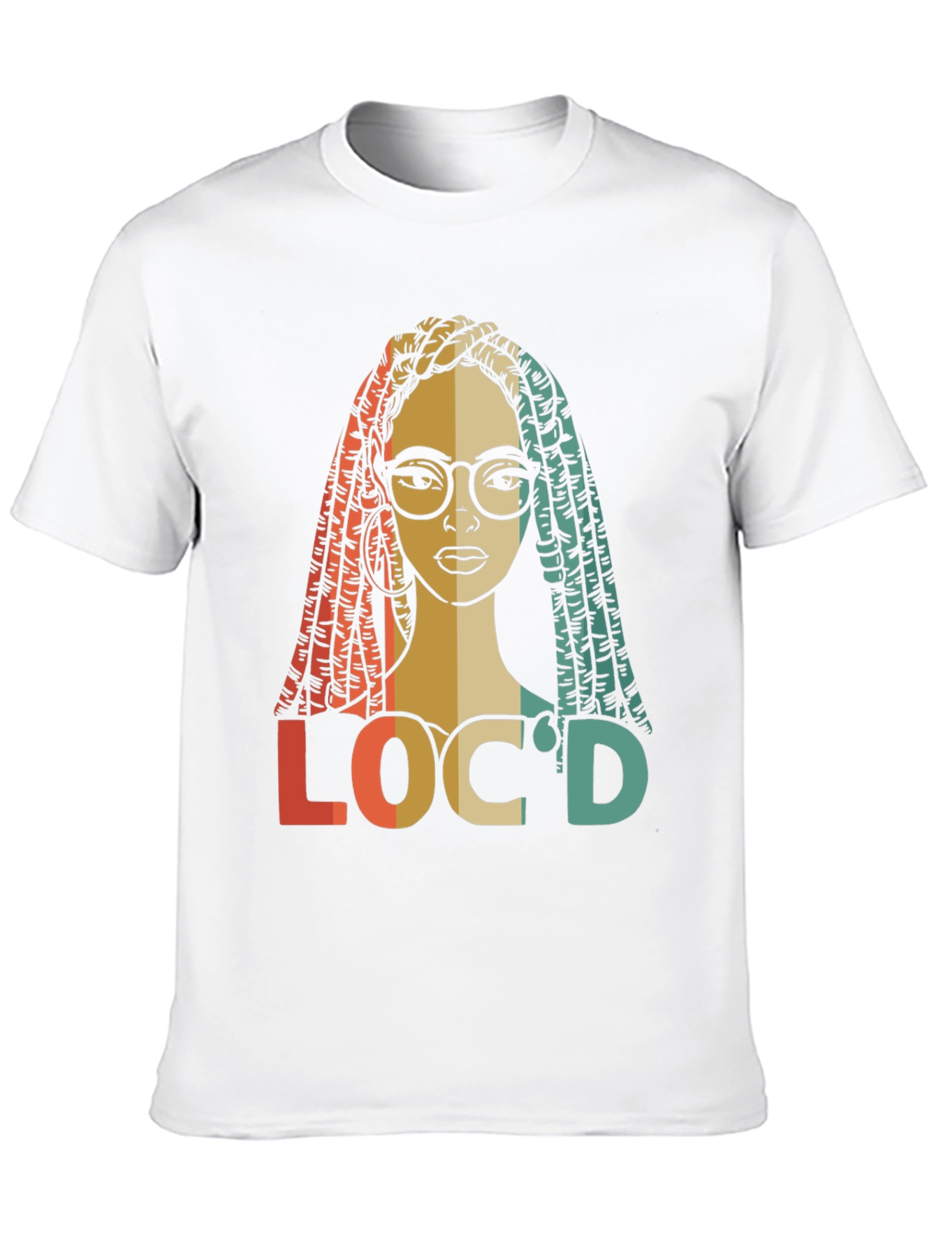 Black Loc'd Retro Graphic T-Shirt view 10