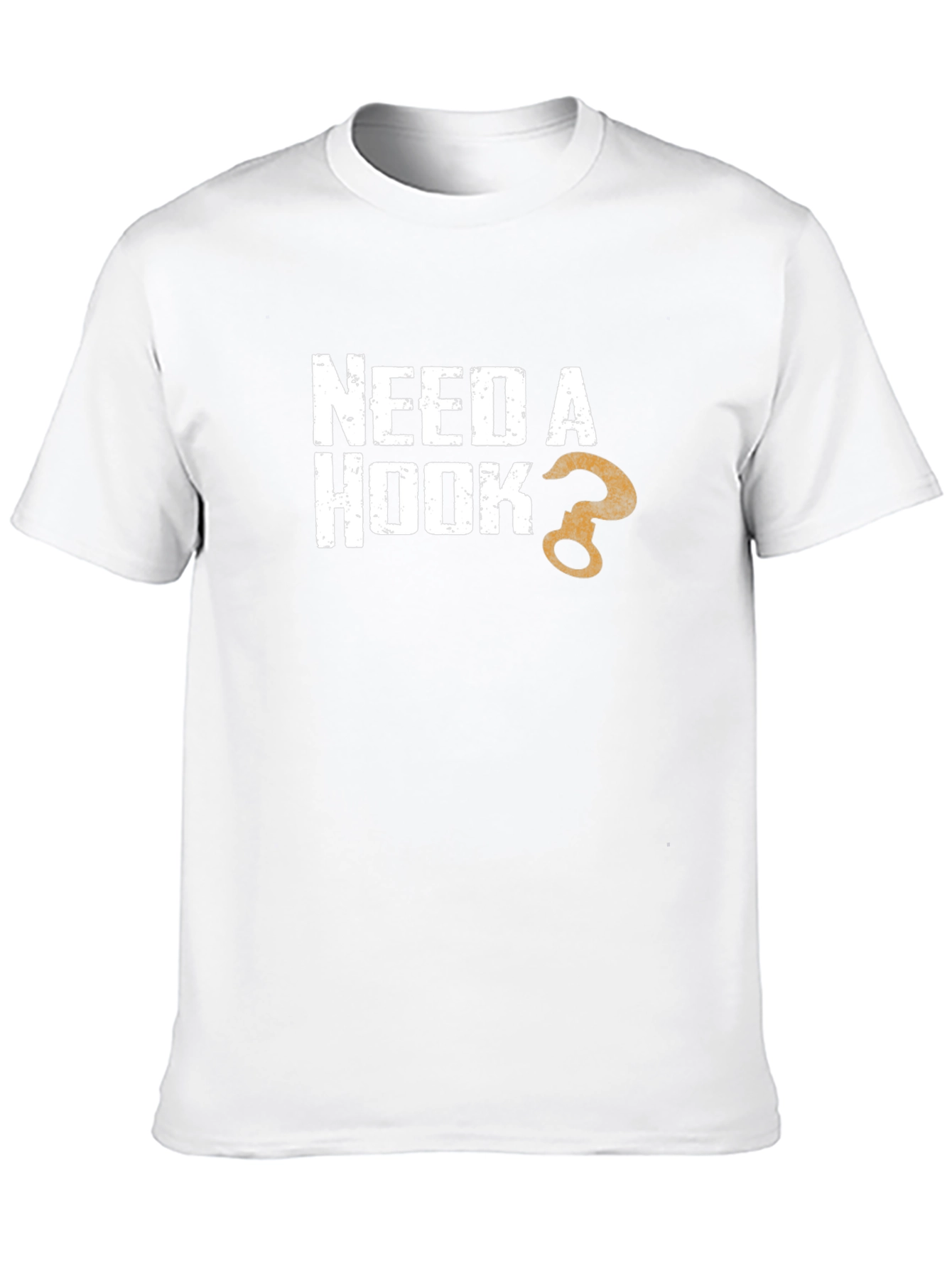 Black Need A Hook? Novelty Graphic T-Shirt view 10