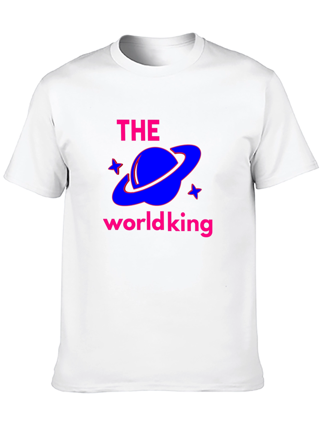 Black The World King Black T-Shirt view 10