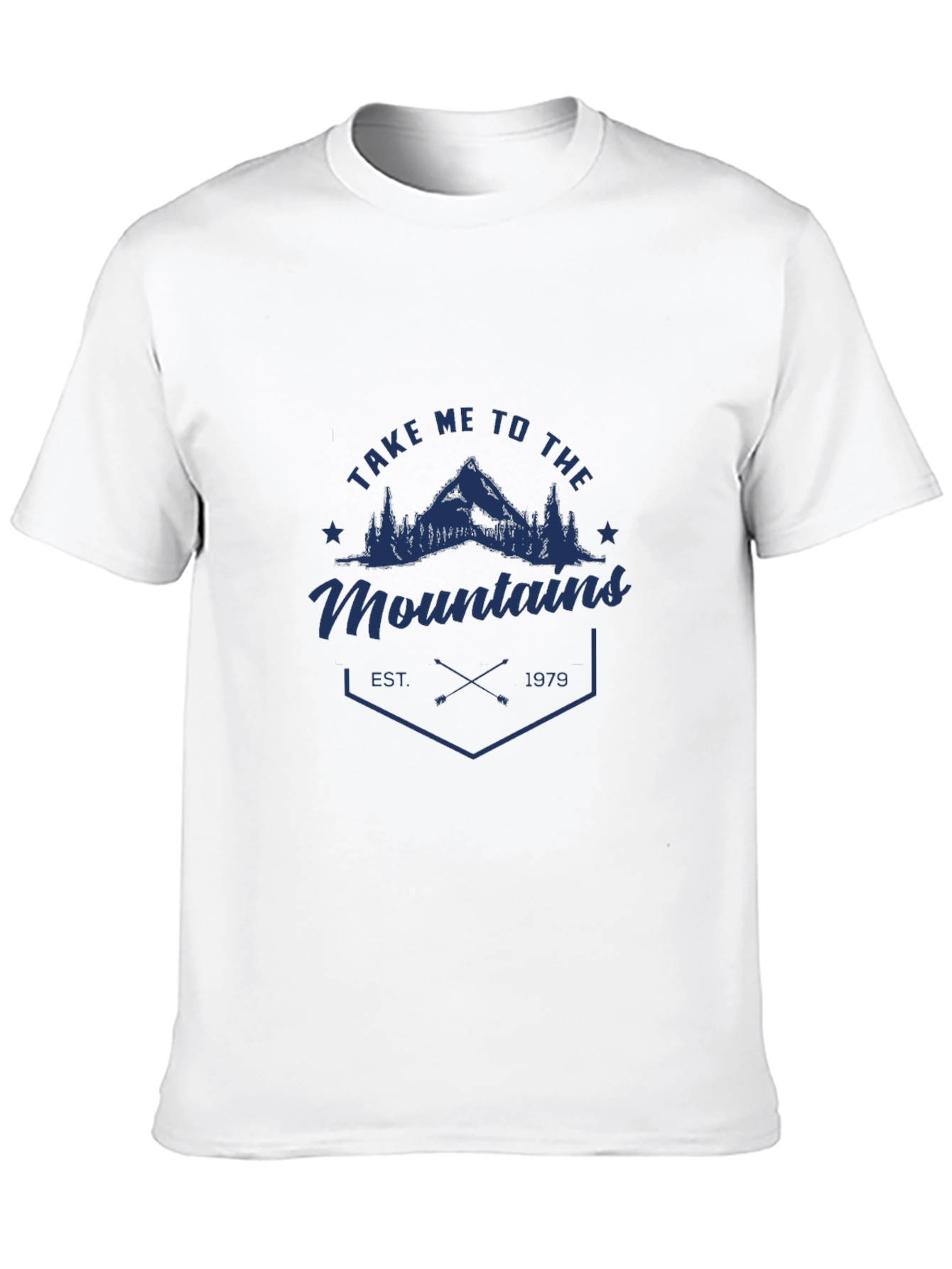 Black Take Me To The Mountains Graphic Tee view 10
