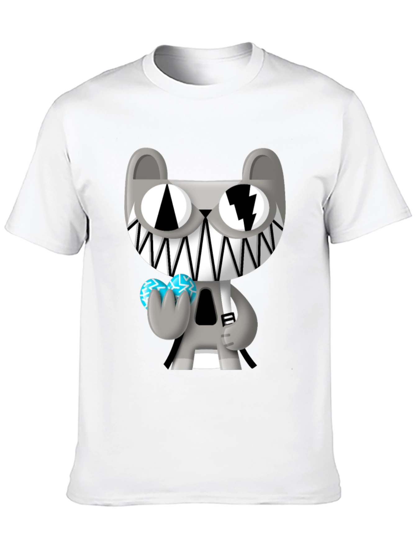 Black Cartoon Character Graphic T-Shirt view 10