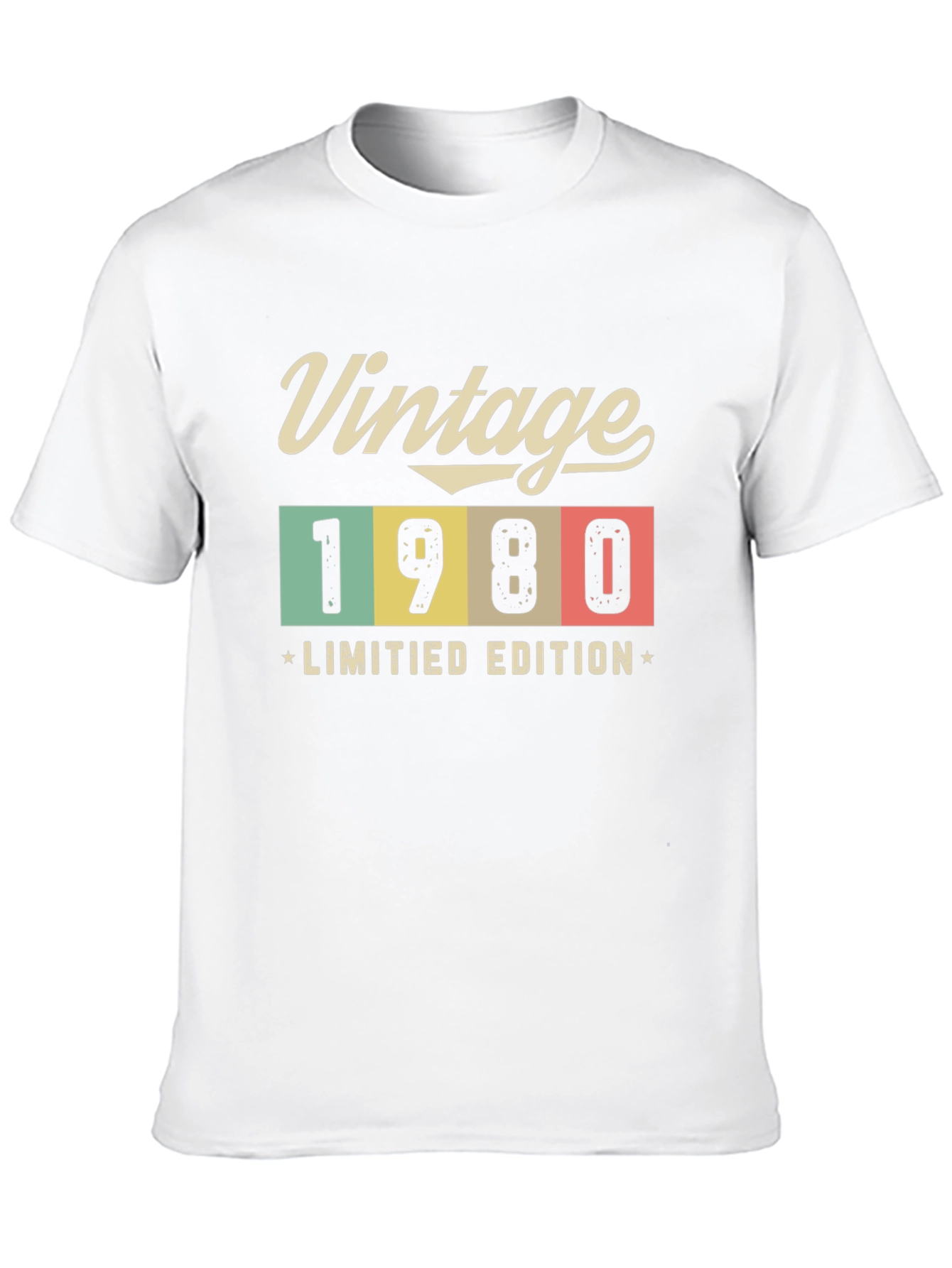 Black Vintage 1980 Limited Edition Black T-Shirt view 10