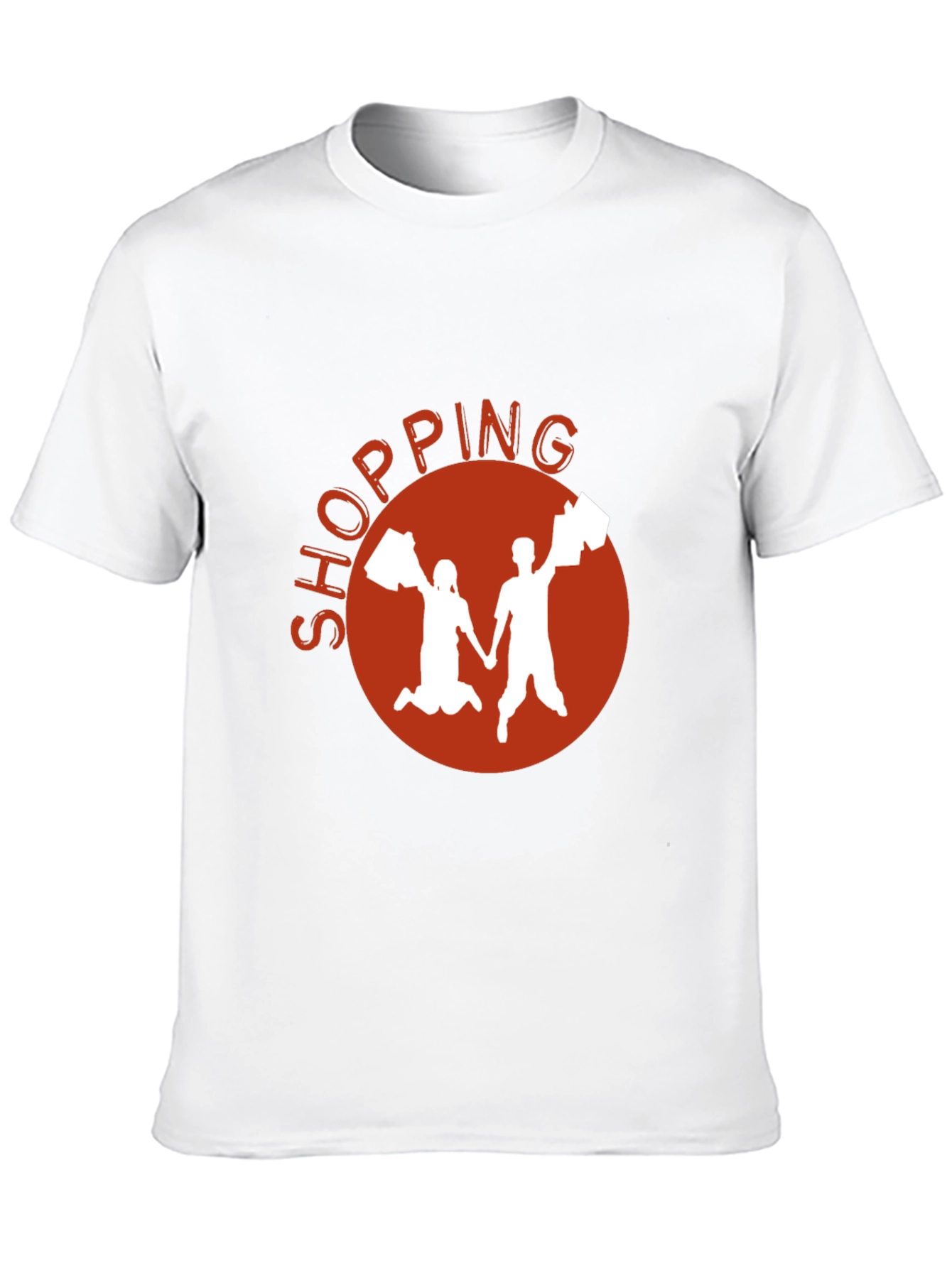 Black Shopping Spree Tee - Unisex Cotton Graphic T-Shirt view 10