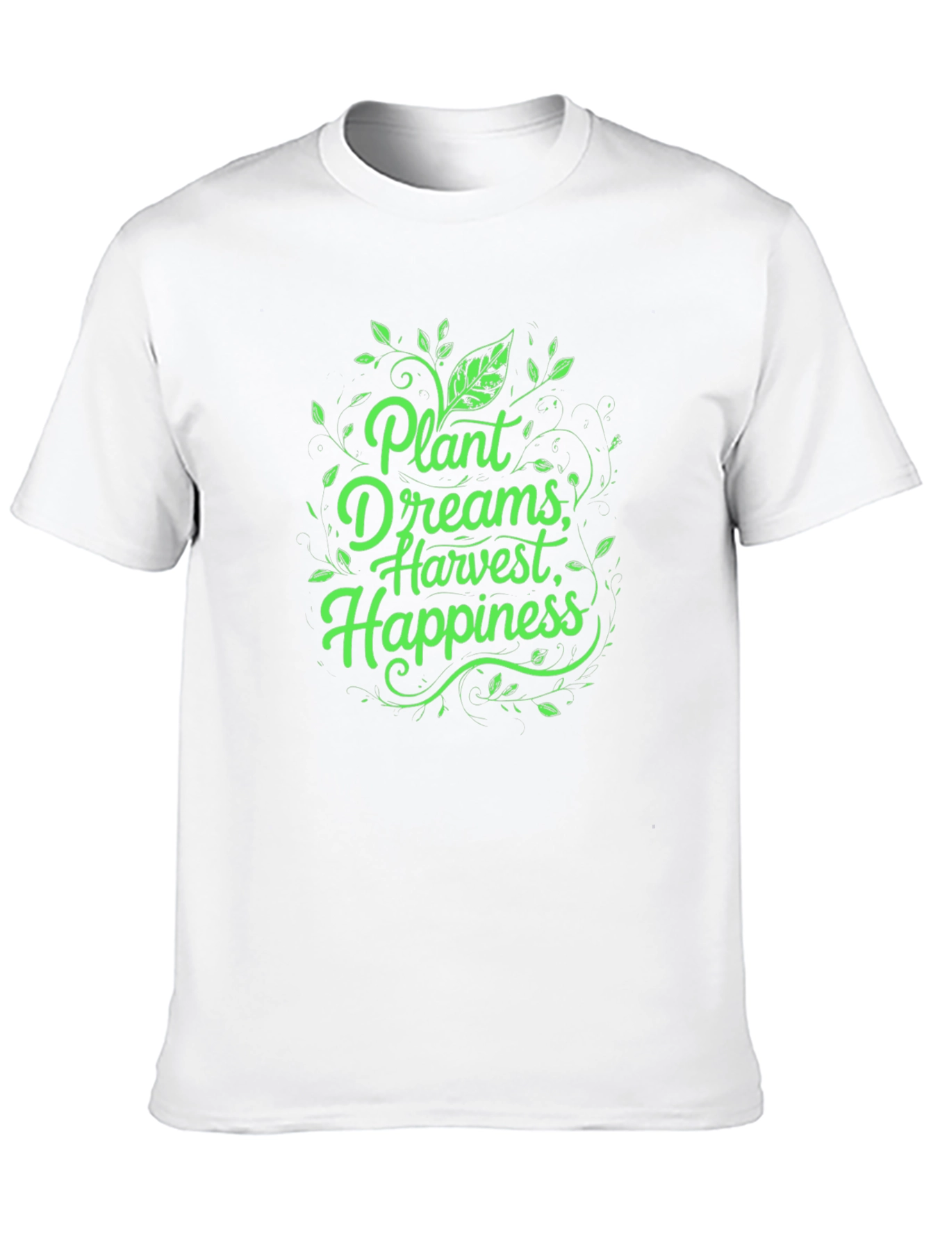 Black Plant Dreams Harvest Happiness T-Shirt view 10