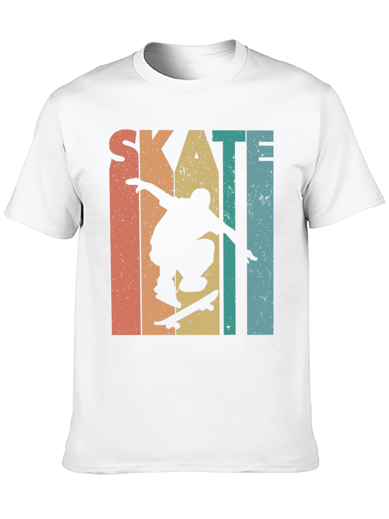 Black Skateboarding Retro Graphic Tee - Black view 10